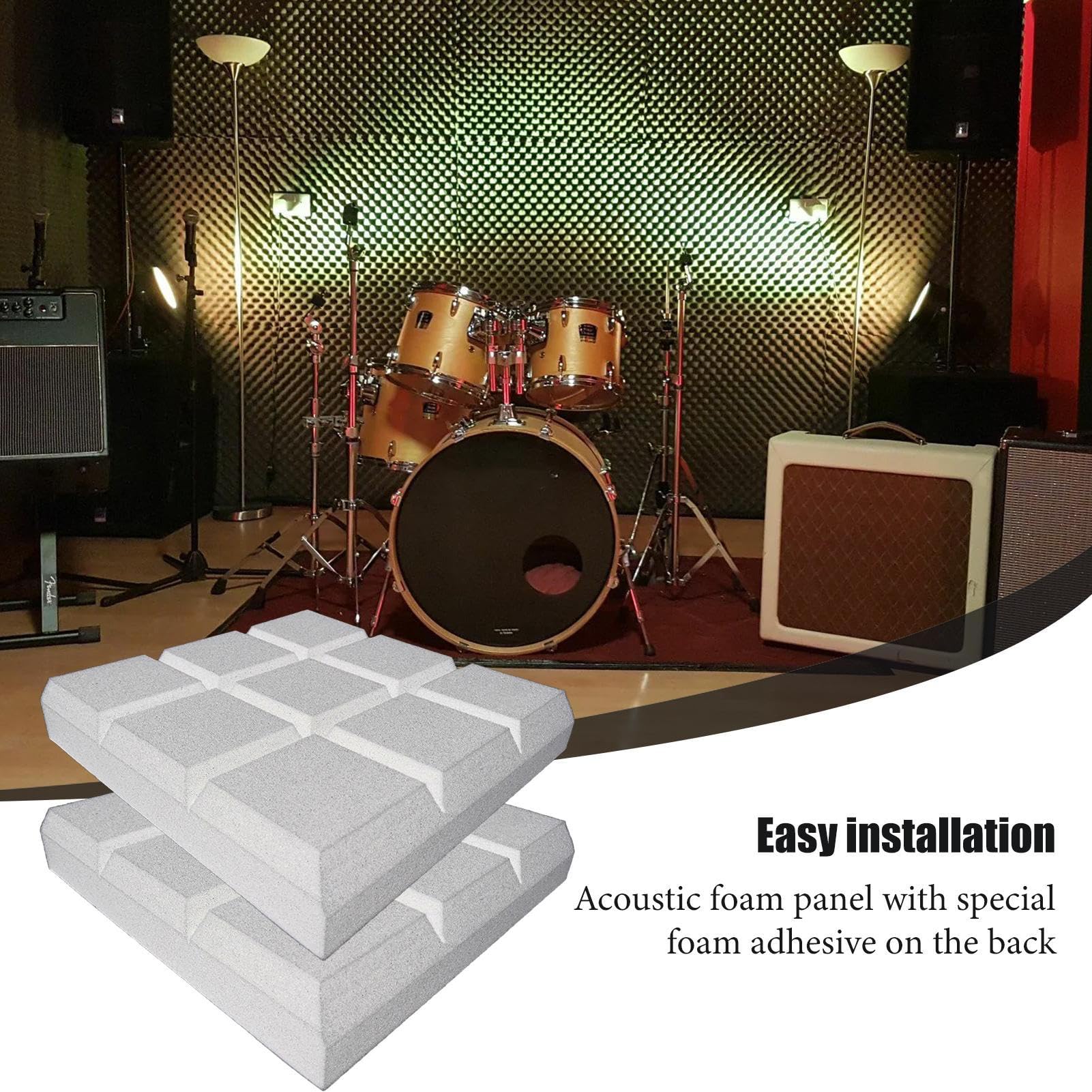 Pannelli Fonoassorbenti Coperta Insonorizzante Ad Alta Densità | Pannelli Fonoassorbenti per Studio per Studio Registrazione Home Theater Musica e Sala Riunioni
