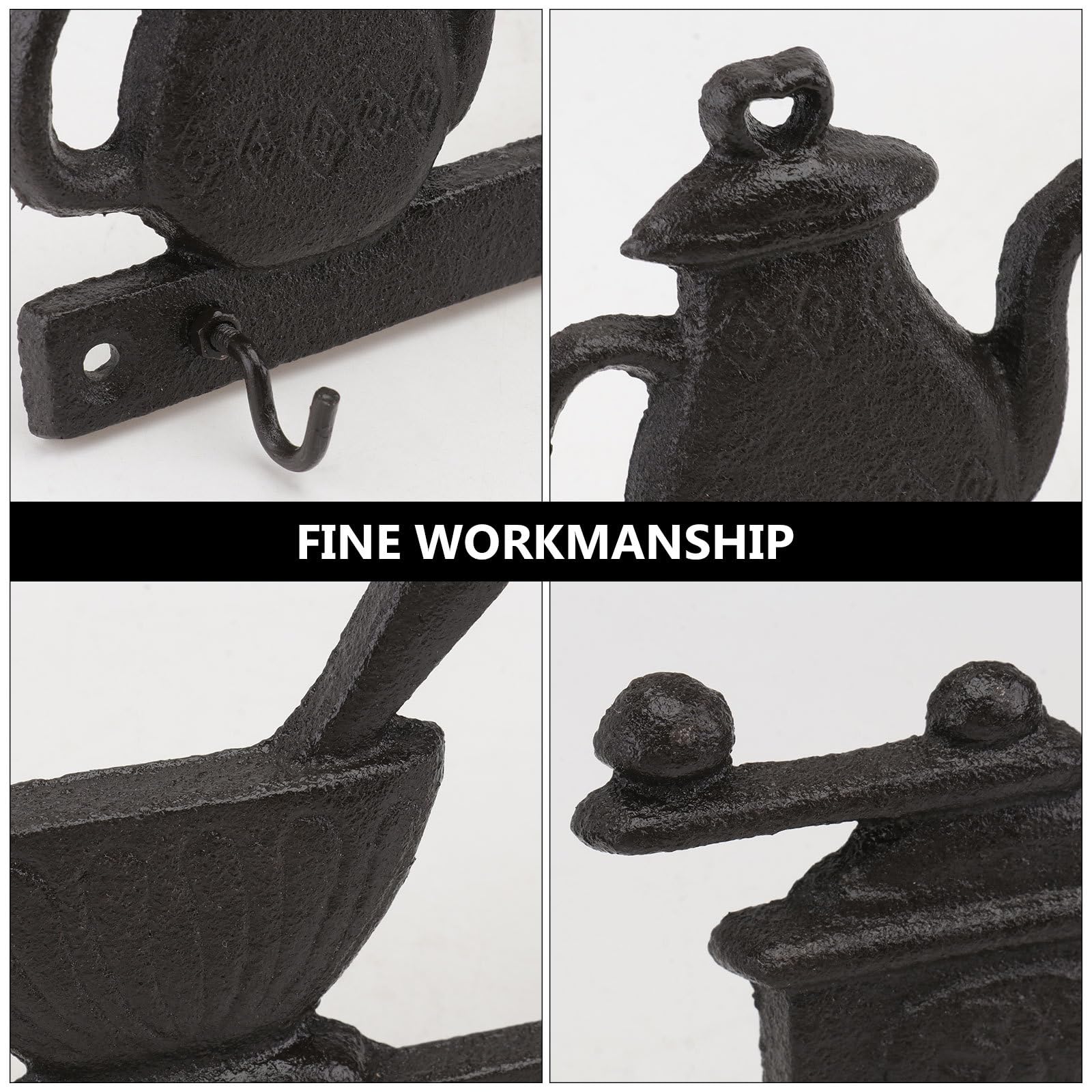 Vintage Kleiderhaken aus Eisen Stabiler Wandhaken Im Retro Design Praktischer Hutaufhänger für Flur Schlafzimmer und Küche