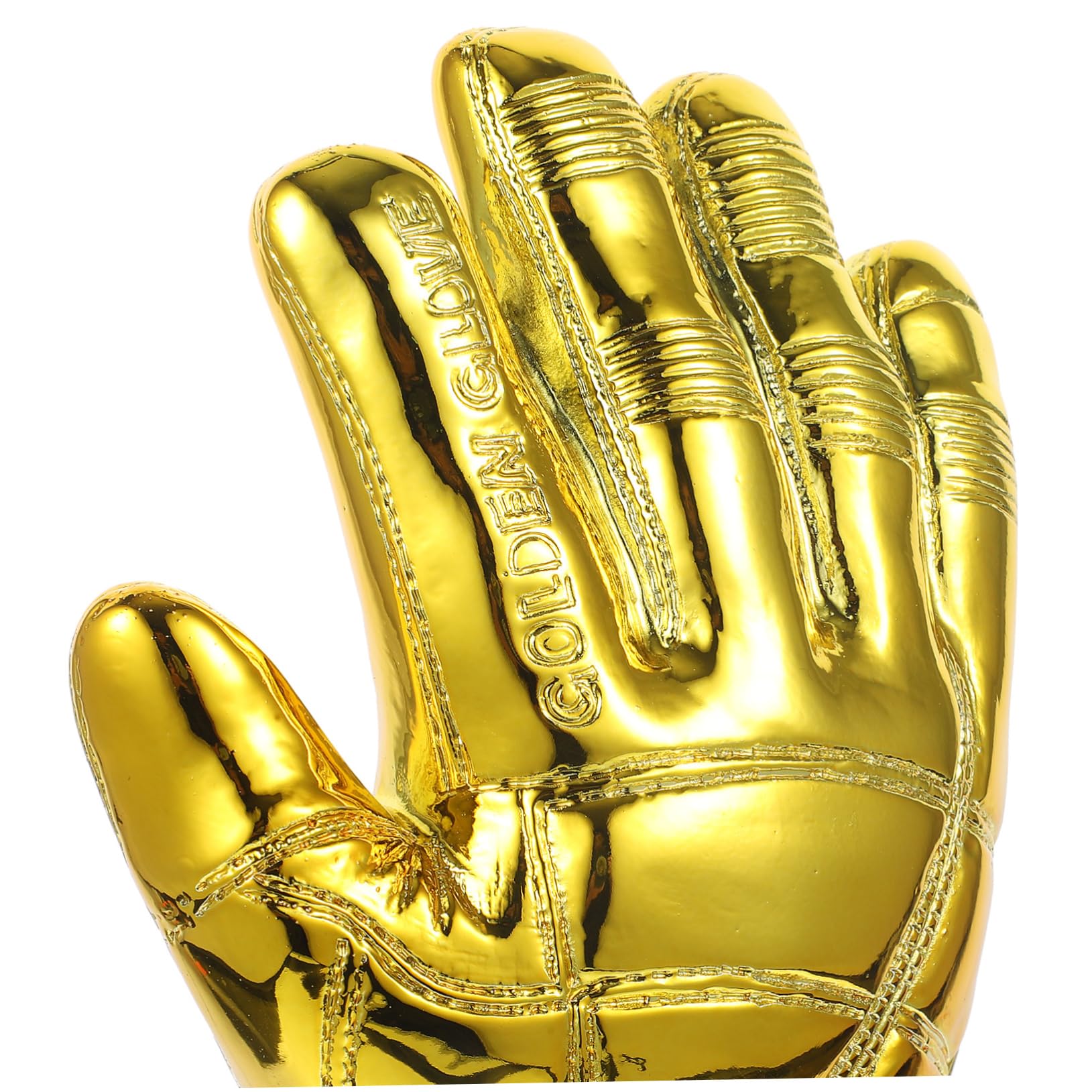 KOMBIUDA Golden Goalie Gloves Trophy Resin Award for Soccer Match for School Kindergarten Office Use as Game Prizes Party Favors Winner Trophy for Adults