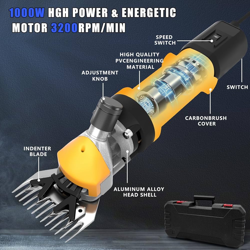 Amazon.com: PAT JUUMG 1000W Sheep Shears Electric Farm