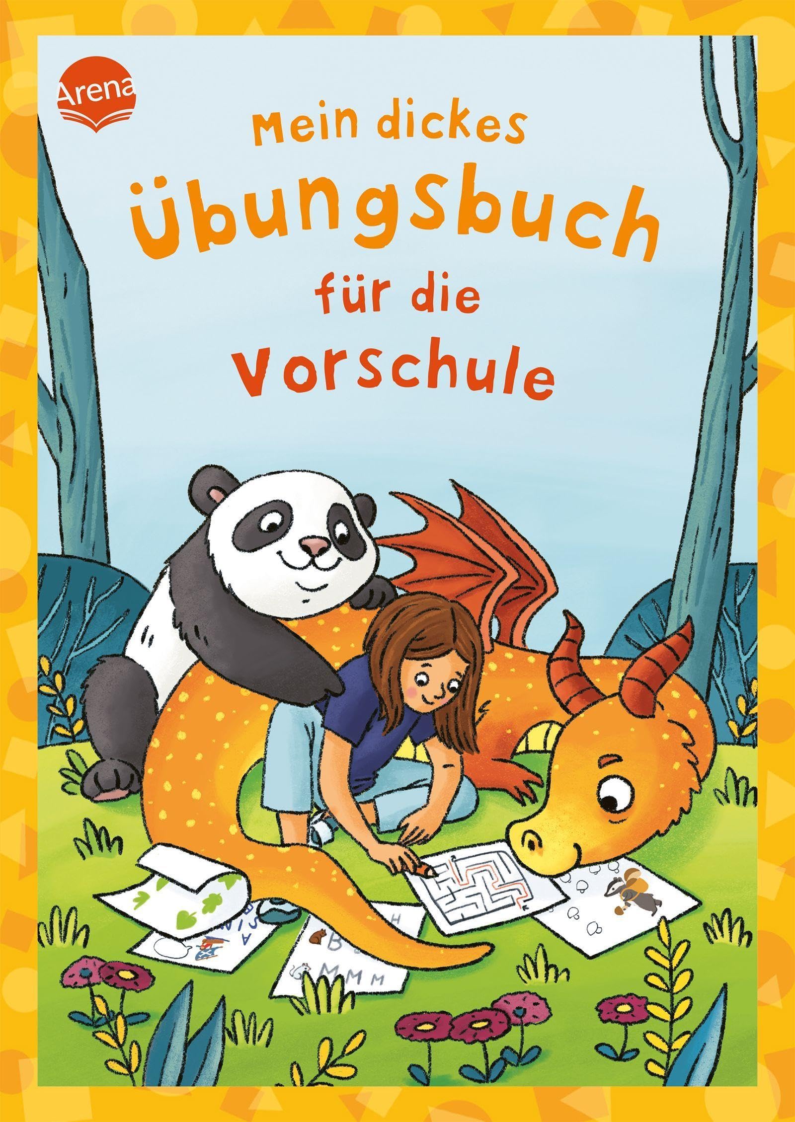 Arena Mein Dickes Übungsbuch Für Die Vorschule: 160 Rätsel Und Übungen Für Kinder Ab 5 Jahren, Beschäftigung, Lernen, Kindergarten, Vorschule, Schulanfang (Kleine Rätsel Und Übungen Für Vorschulkinder)