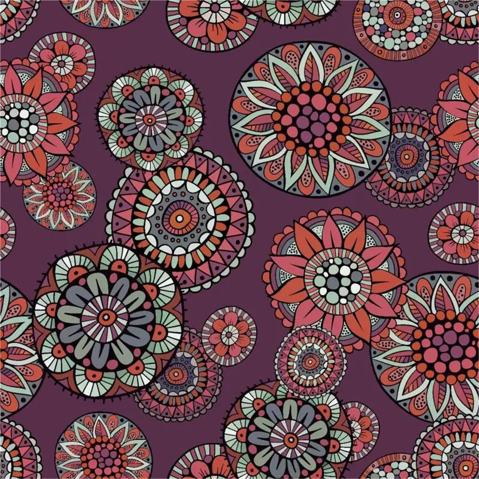 BTGYTTKL Self Adhesive Wallpaper Vintage Brown Bloom Wall Wrap Household Furnishing Renovation Surface Liner Lounge Layout(154403732)