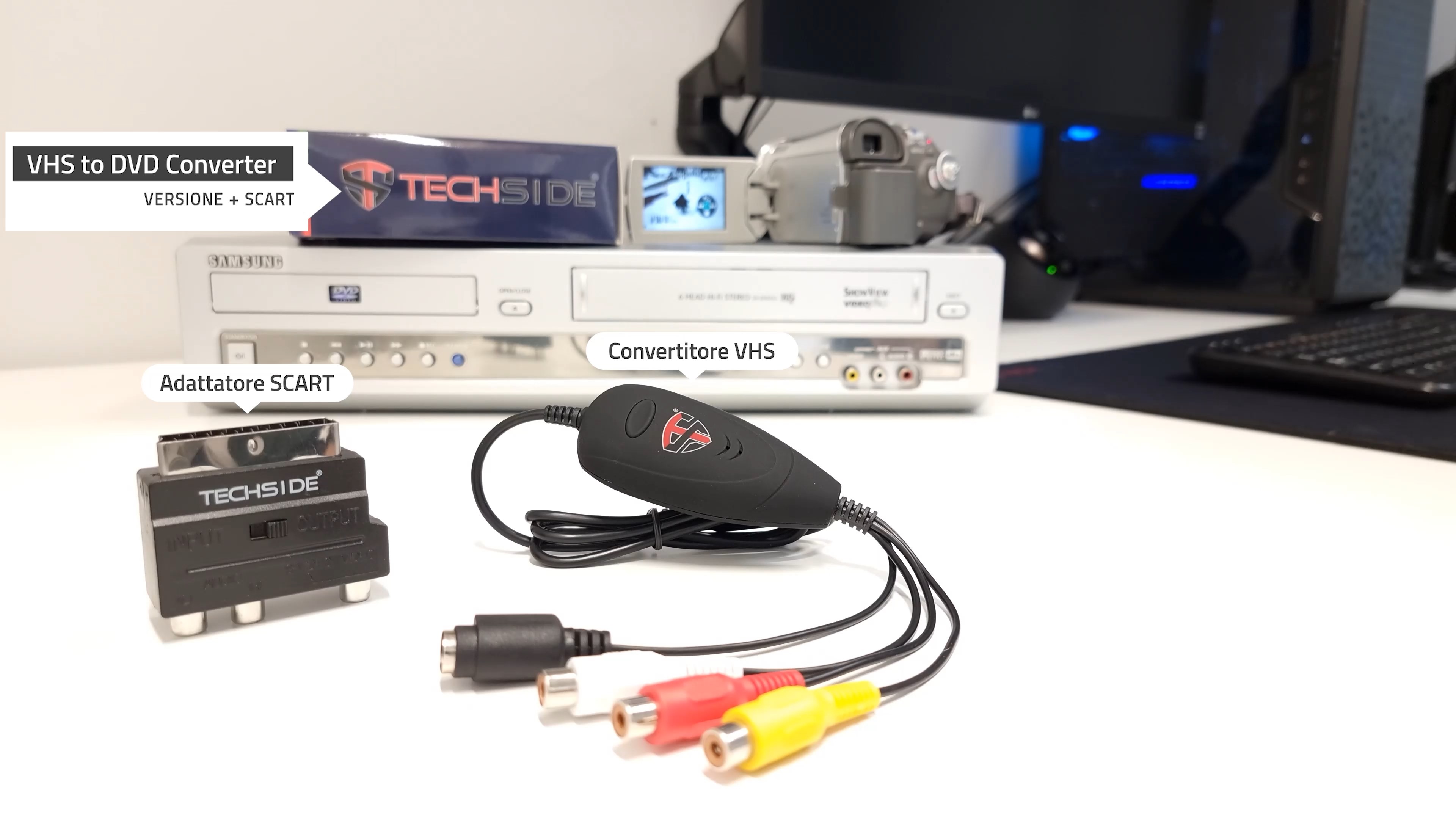 Convertitore VHS To Digitale USB - Per Videoregistratori, Hi8, Mini DV - Foto 7