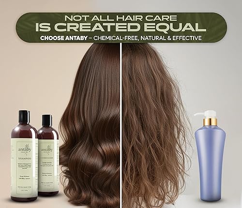 Miniatura 6 de Botanical Hair System - Champú y acondicionador para el cabello para mujeres y hombres - Champú suave sin sulfato + acondicionador para cabello seco