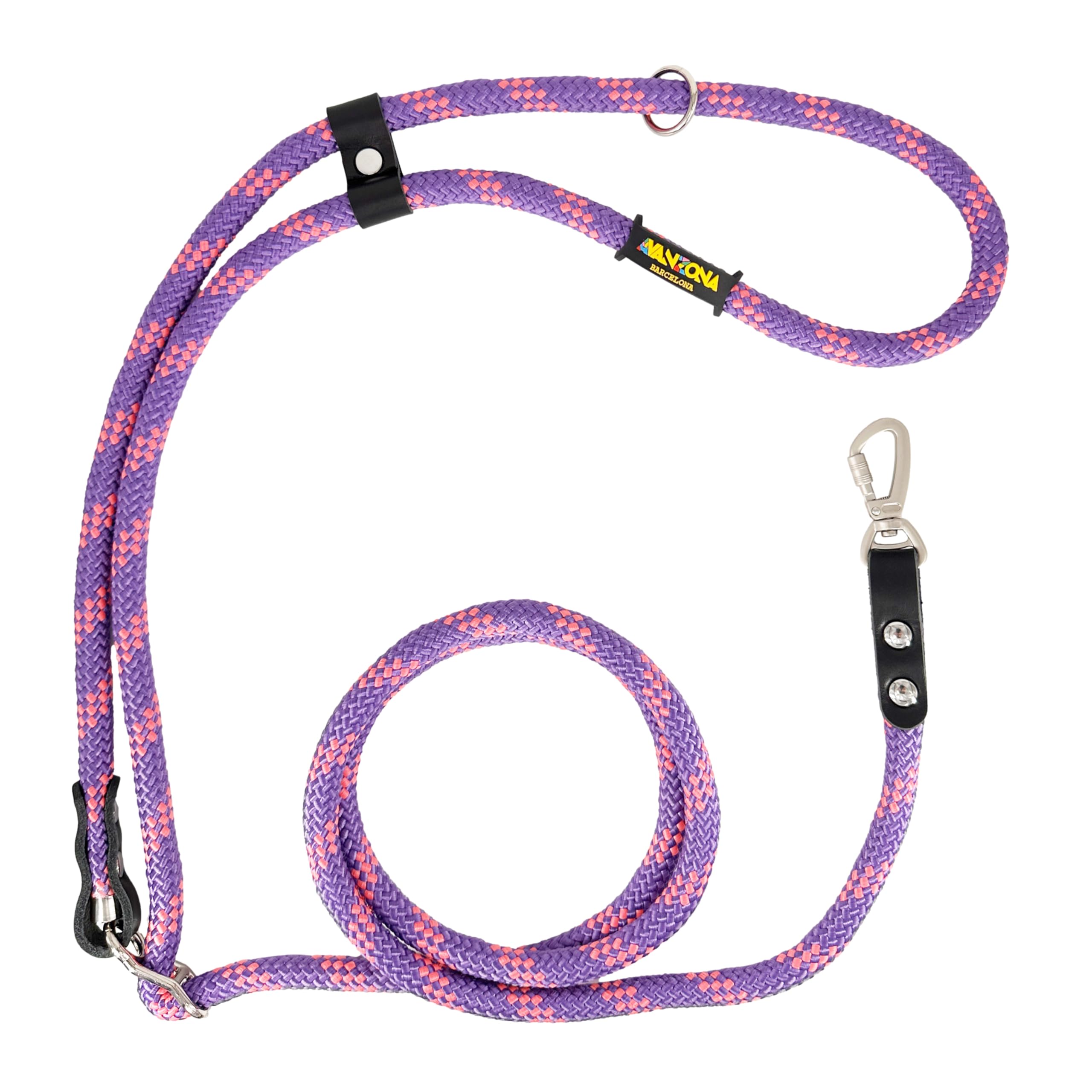 Guinzaglio Mani Libere Per Cani AVANZONA - Regolabile 120-200cm, Corda Nylon, Made In Spain - Foto 5
