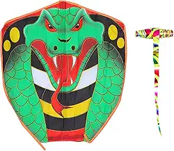 NUOBESTY Grande Cobra Pipa para Adultos Crianças Menino Grande Cobra De Energia Pipa Pipas Divertidas Ao Ar Livre Esportes para Crianças Dos Miúdos