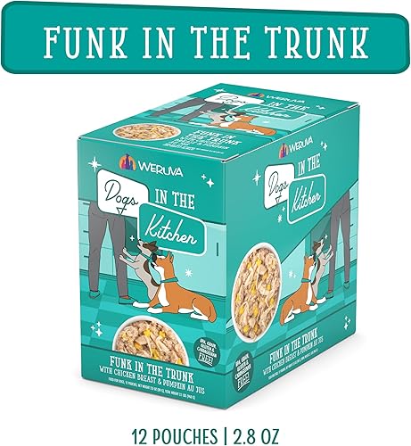 Miniatura 4 de Latas y bolsas de alimentos húmedos sin granos "Dogs in the Kitchen" de Weruva, Azul