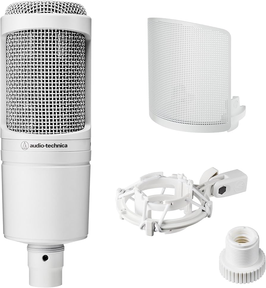 オーディオテクニカ AT2020 コンデンサーマイク XLR 国内正規品ブラック AT2020｜マイクロホン：コンデンサーマイク｜オーディオテクニカ