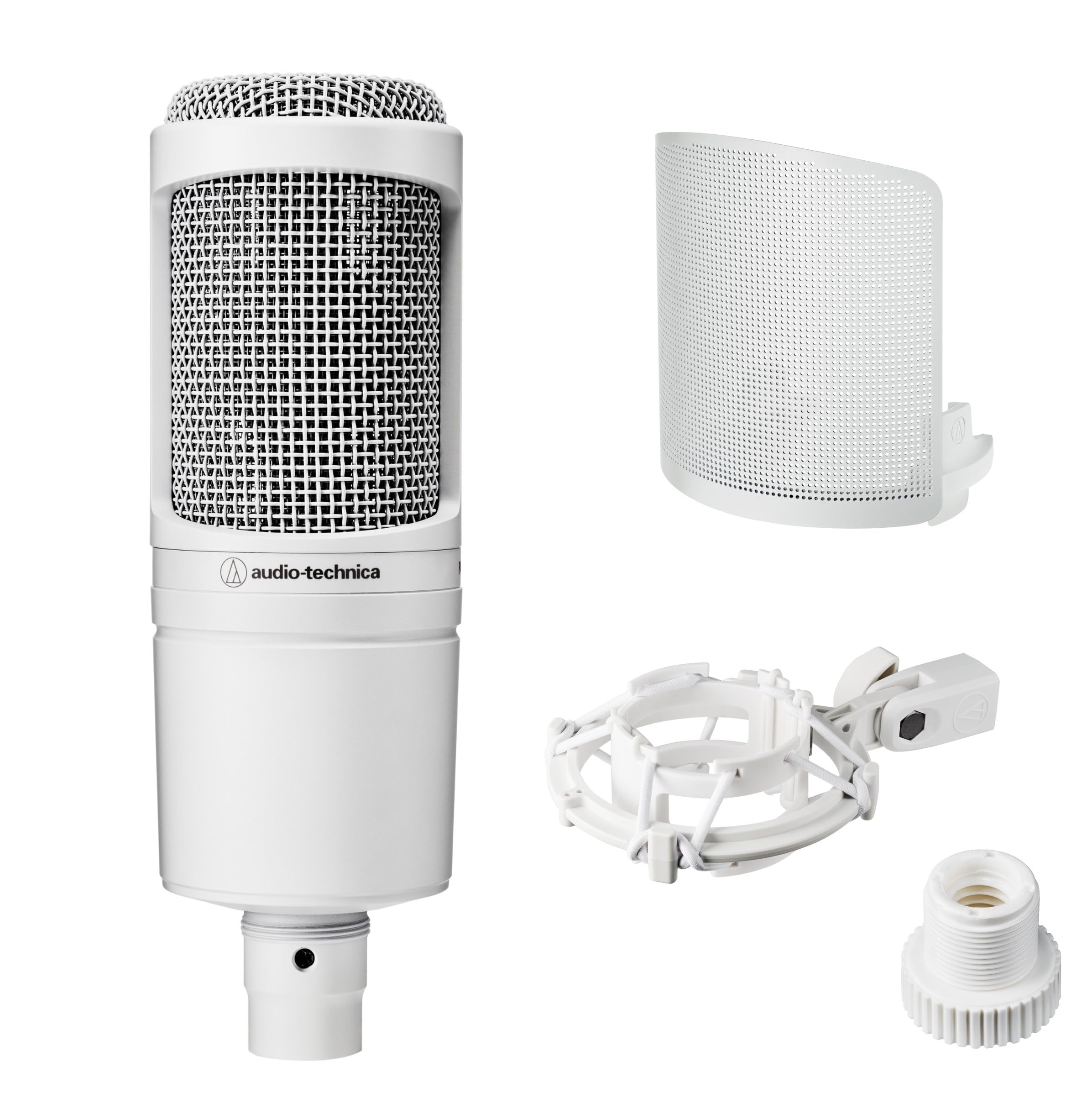 audio-technica コンデンサーマイク セット　AT2020 Amazon.co.jp: AT2020(新仕様) コンデンサーマイク 安心スター