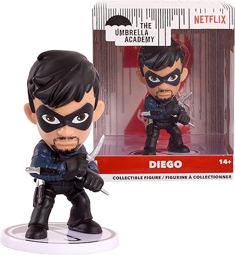 Miniatura 1 de The Umbrella Academy - Figura coleccionable estilizada de 3.0in, diseño de Diego, multicolor
