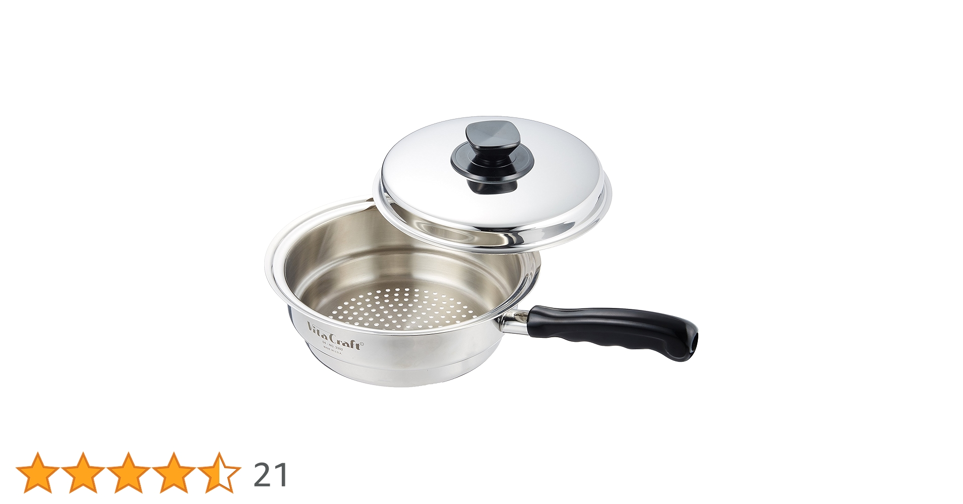 ビタクラフト　小蒸し器フタ付き Amazon｜ビタクラフト 小蒸し器蓋付 3302｜蒸し器・せいろ