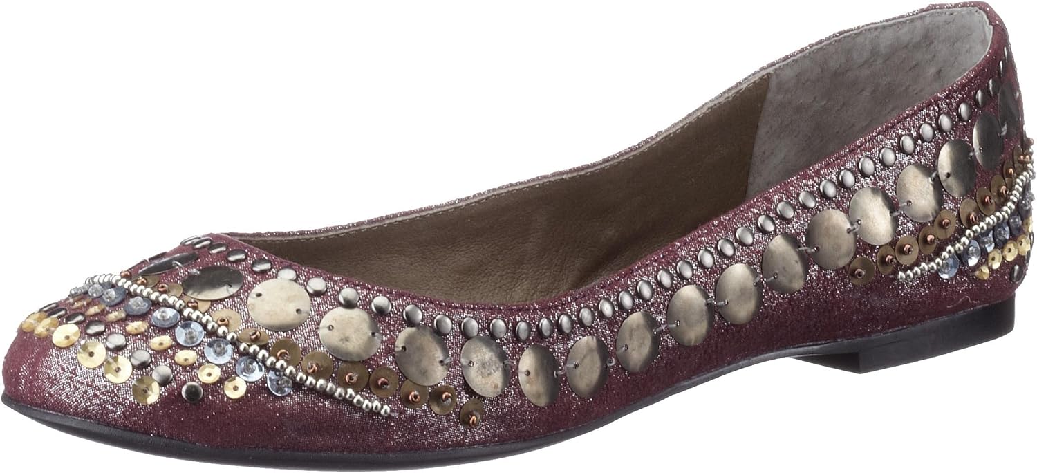 Buffalo 209-4063 Printed IMI Suede Women's Ballet Flats