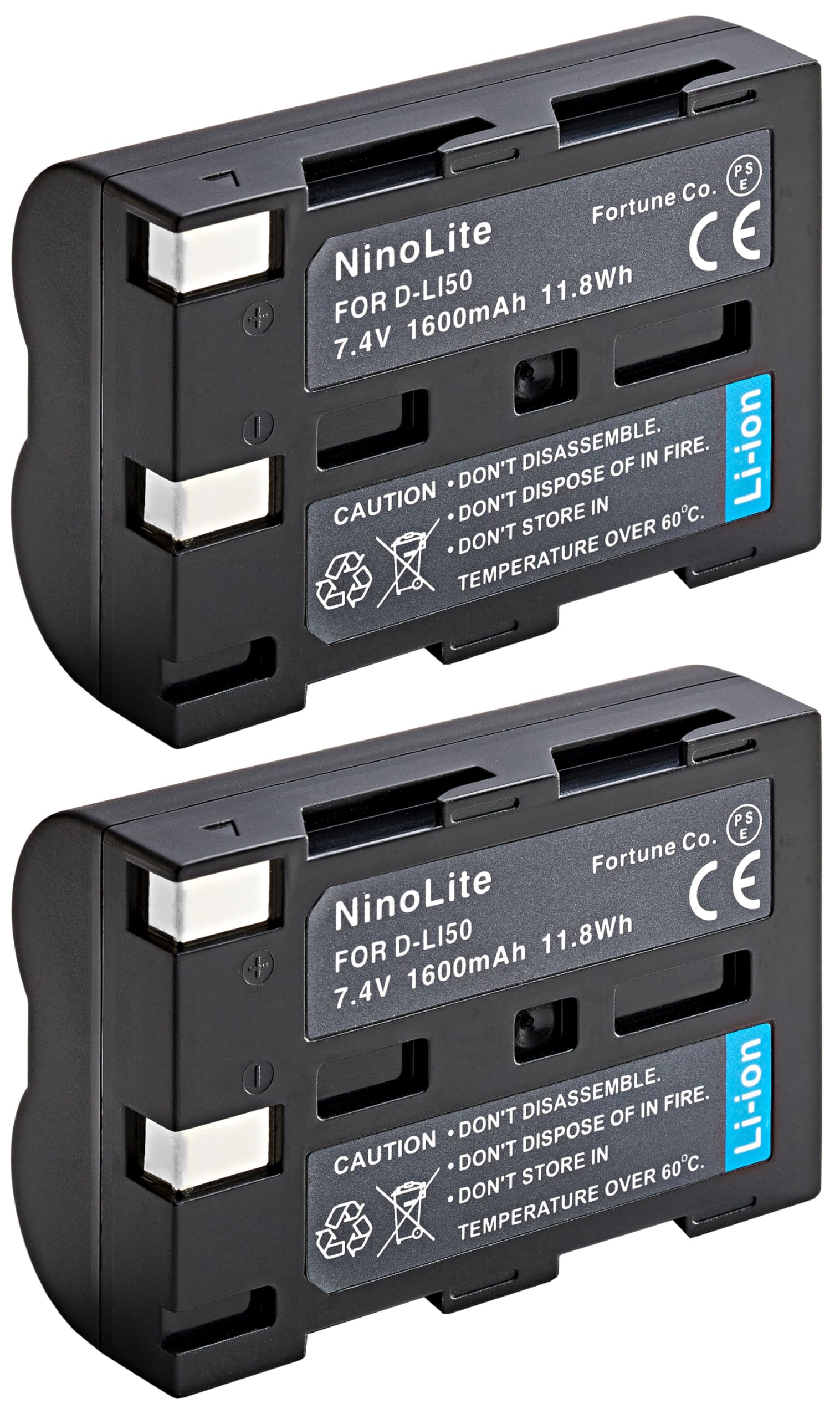 デジタルカメ　PENTAX　 バッテリー2個付き Amazon | NinoLite D-LI50 互換 バッテリー 2個セット ペンタックス