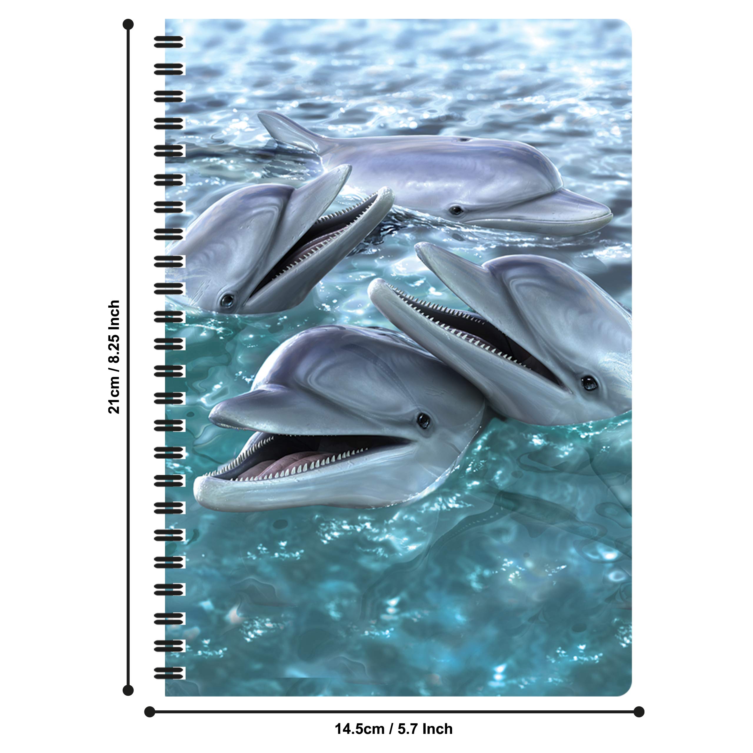 3D LiveLife Carnet A5 - Paradis Des Toucans De Deluxebase. Carnet 3D Lenticulaire Oiseau 80 Pages. Papeterie école Bureau Illustrations Licence Artiste Renommé Michael Searle Bloc-note Spirale