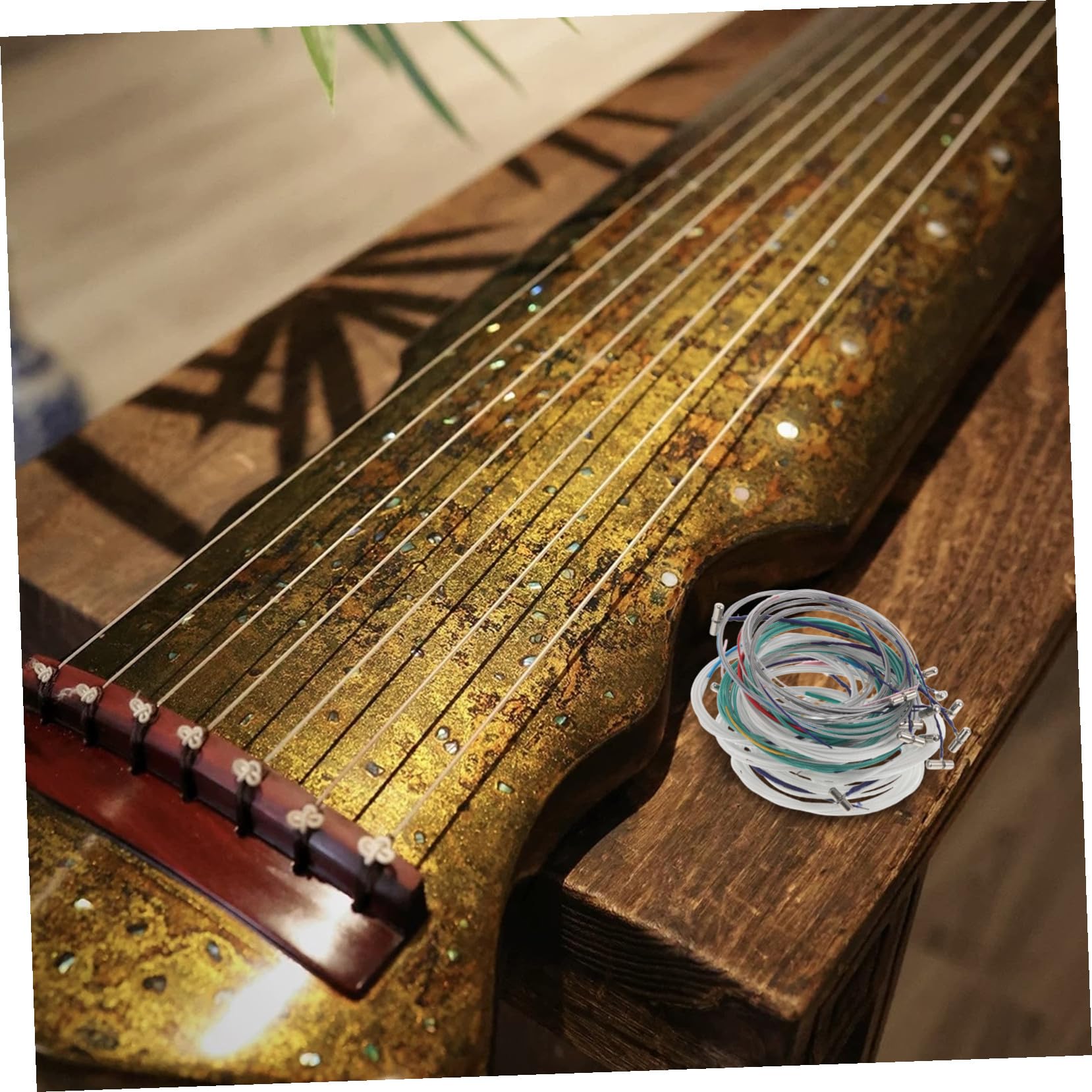 21 Stück Guzheng Saiten aus Metall für Anfänger und Kinder