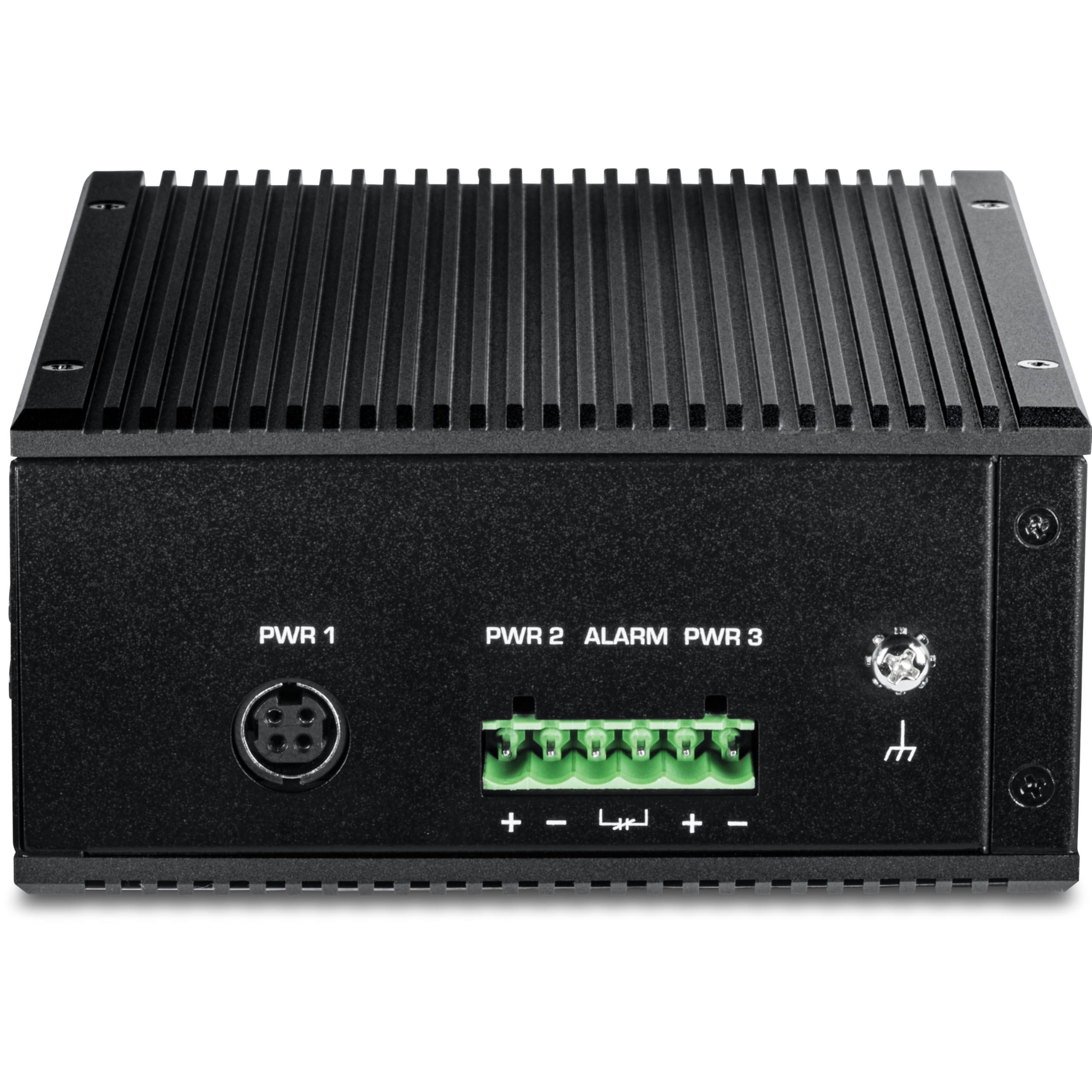TRENDnet, TI-BG5091, Switch PoE++ industriale 2.5G su guida DIN a 9 porte con porta SFP+ 10G, Multi-Gigabit, 8 porte PoE++ 2.G, 1 porta SFP+ 10G