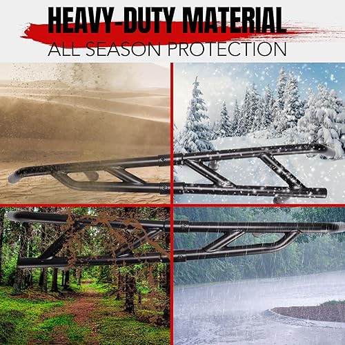 Miniatura 6 de HAKA TOUGH Deslizadores de rocas para Can Am Maverick X3 2017-2022 Nerf Bars para Maverick x3 Accesorios Tree Kickers Revestimiento anticorrosión