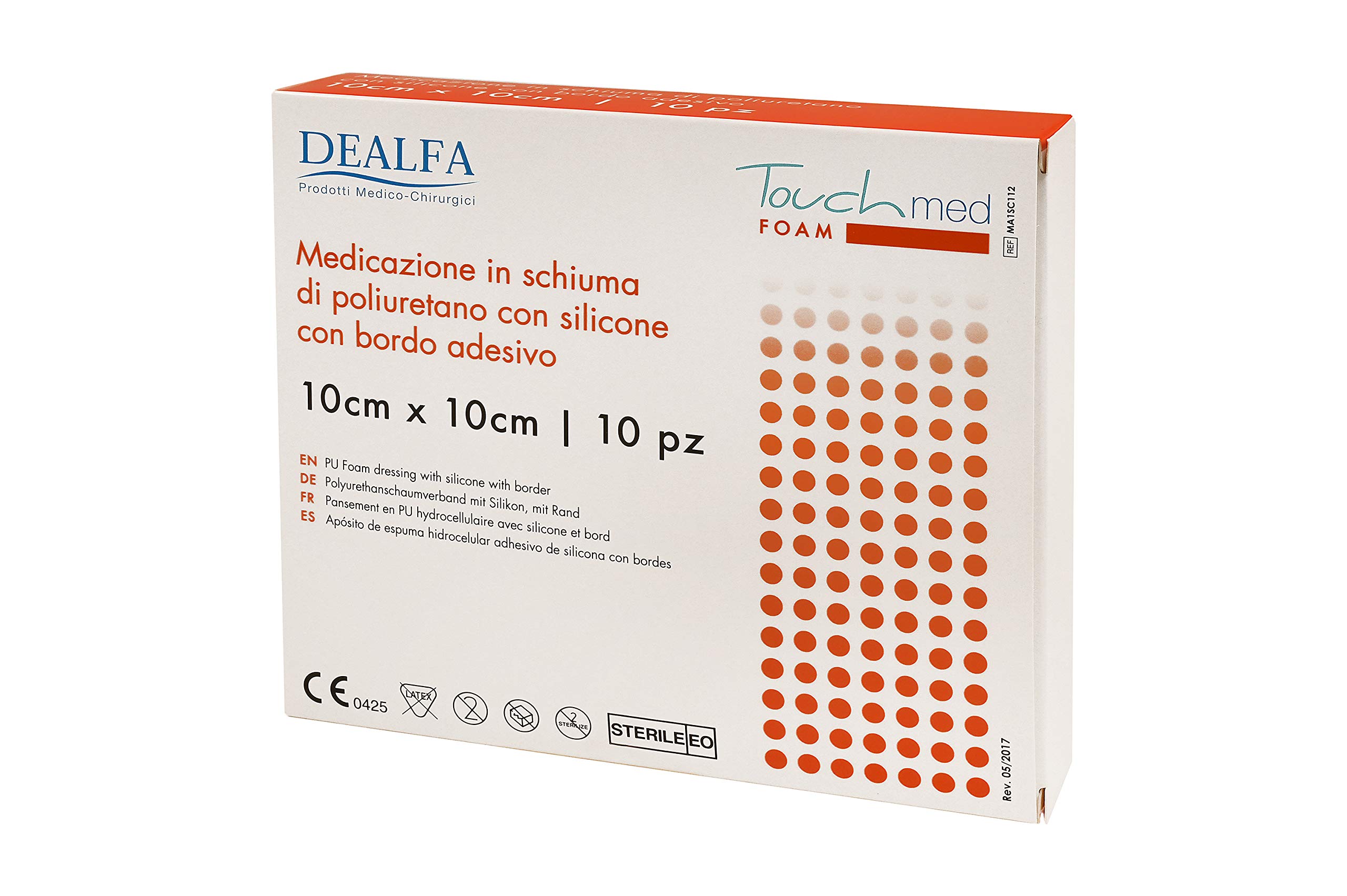 Medicazioni In Schiuma Di Silicone Silicate 4x4 (10 Pezzi) - Sterili, Assorbenti - Foto 2