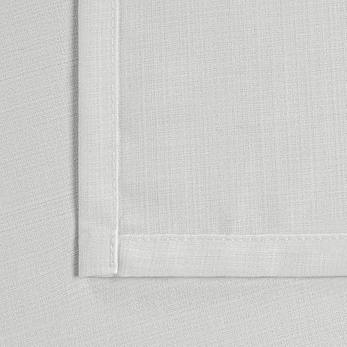 Miniatura 6 de BGment Cortinas semitraslúcidas con aspecto de lino para dormitorio, con ojales, filtrantes de luz, cortinas de privacidad con textura casual para