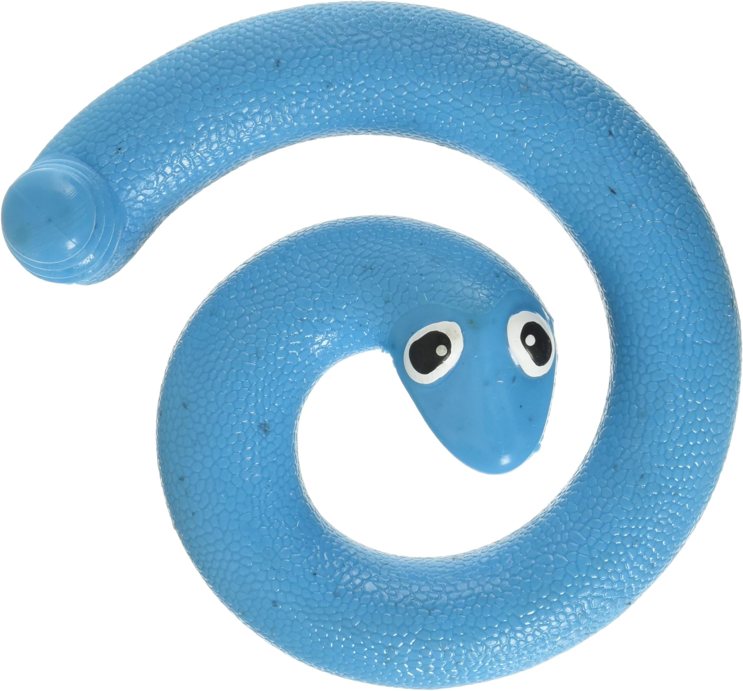 Cycle Dog Springy Snake Tug Fun Interactive Durable Pet Float Toy Blue Medium