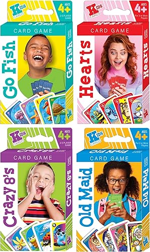 Miniatura 8 de Juego de cartas de Old Maid para niños y adultos. El juego de la vieja sirvienta para niños, diseño colorido, ideal para niños. Tamaño de las cartas