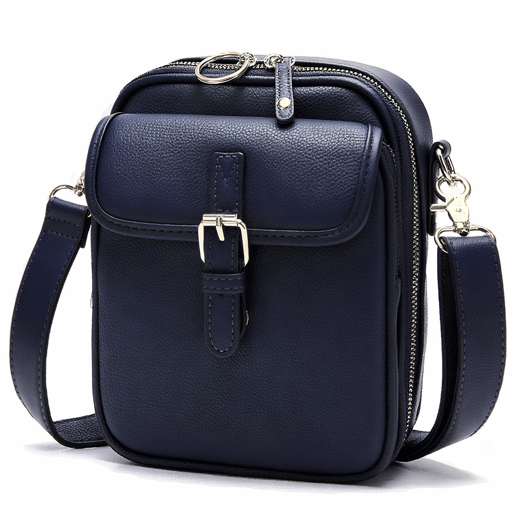 Small Crossbody Bags for Women Vegan Leather Messenger Purses Vintage Wallet Anti Theft Shoulder Handbags with Card Slots