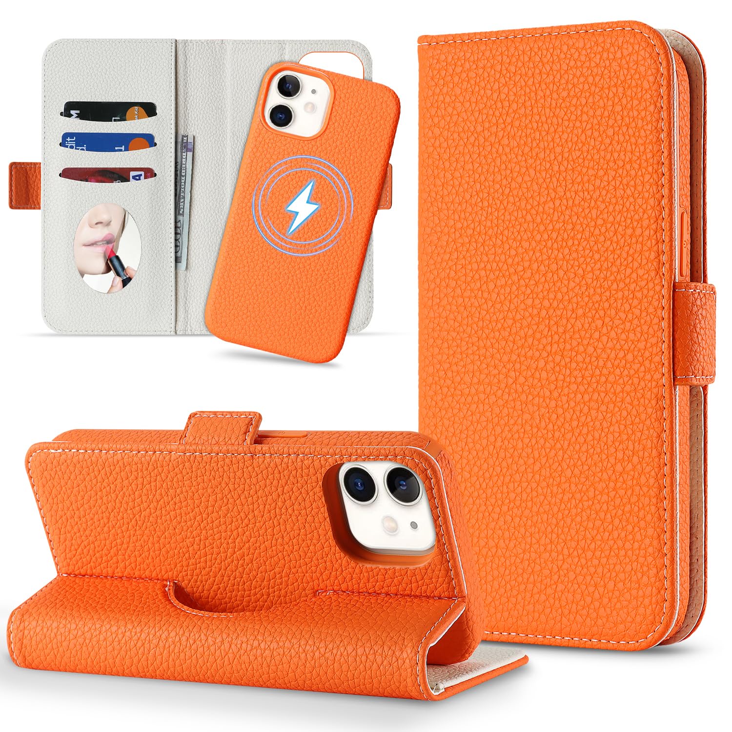 Custodia a portafoglio per iPhone 12/12 Pro con porta carte