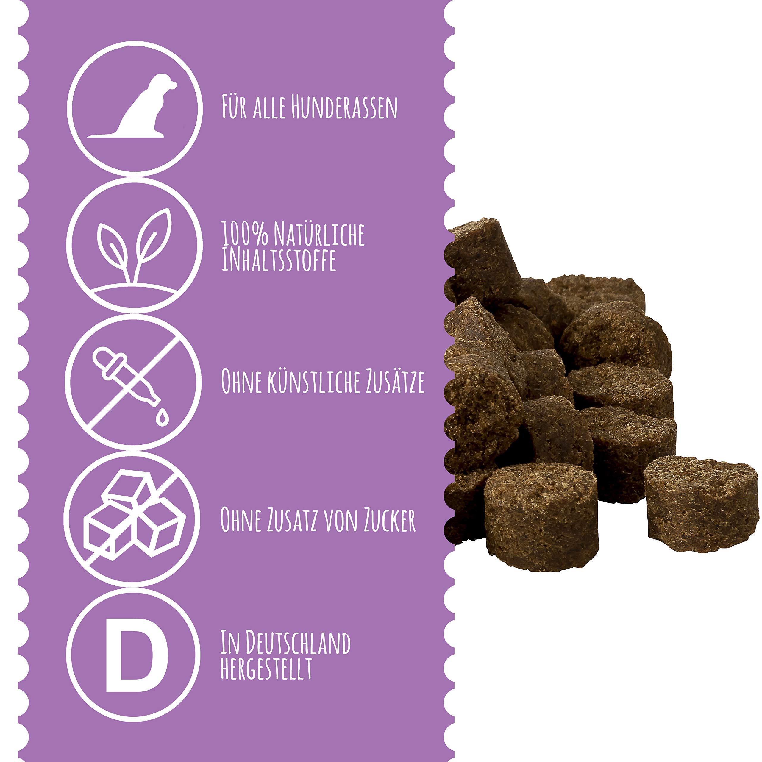 Zerotan Plus I Mit Schwarzkümmelöl und Kokosöl - Snack für Hunde (300g - ca. 360 Stück)