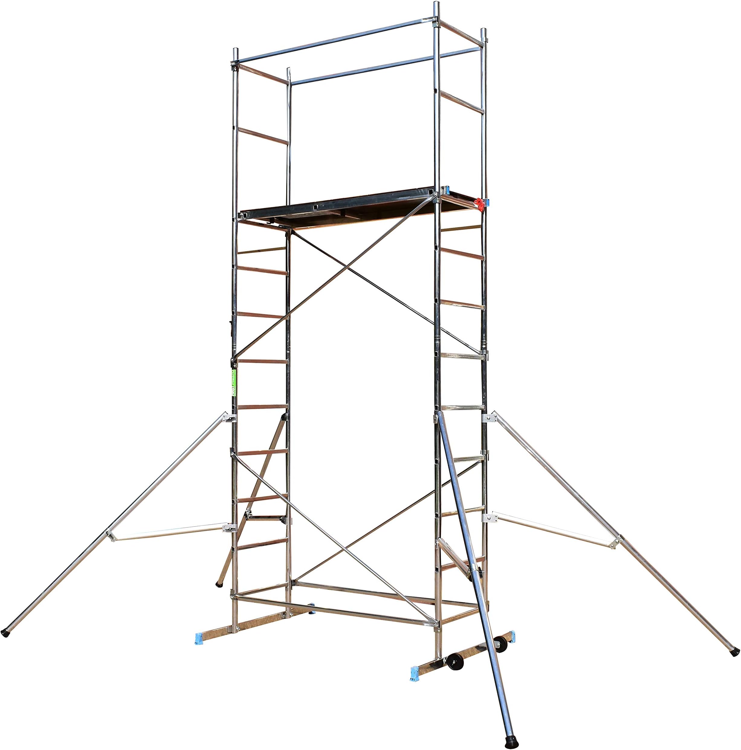 5m DIY Aluminium Scaffold Tower/Towers with 4 outriggers