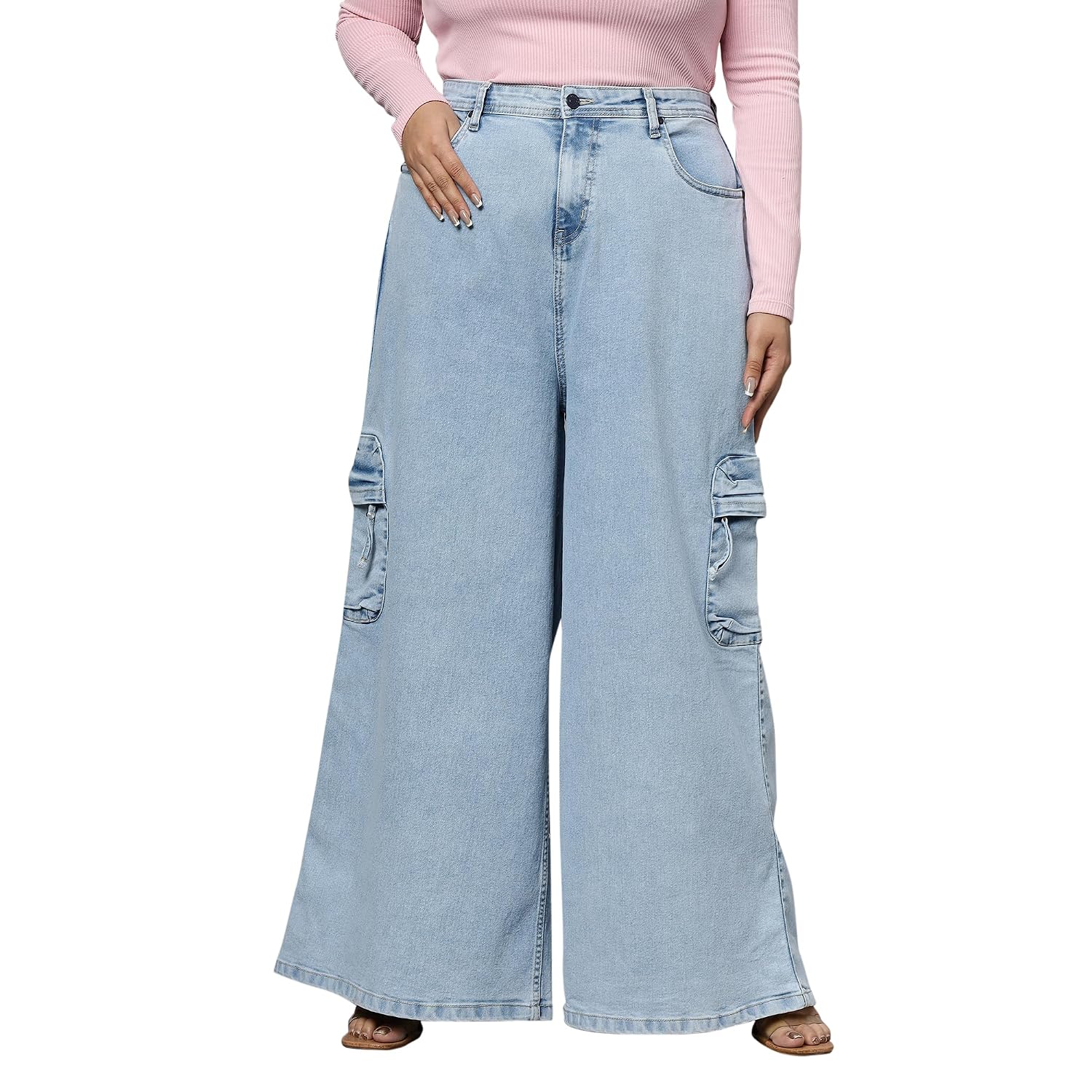 TURNING BLUE Extra Wide High Rise Stretchable Plus Size Jeans for Women - Review, Price and Buying Guide
