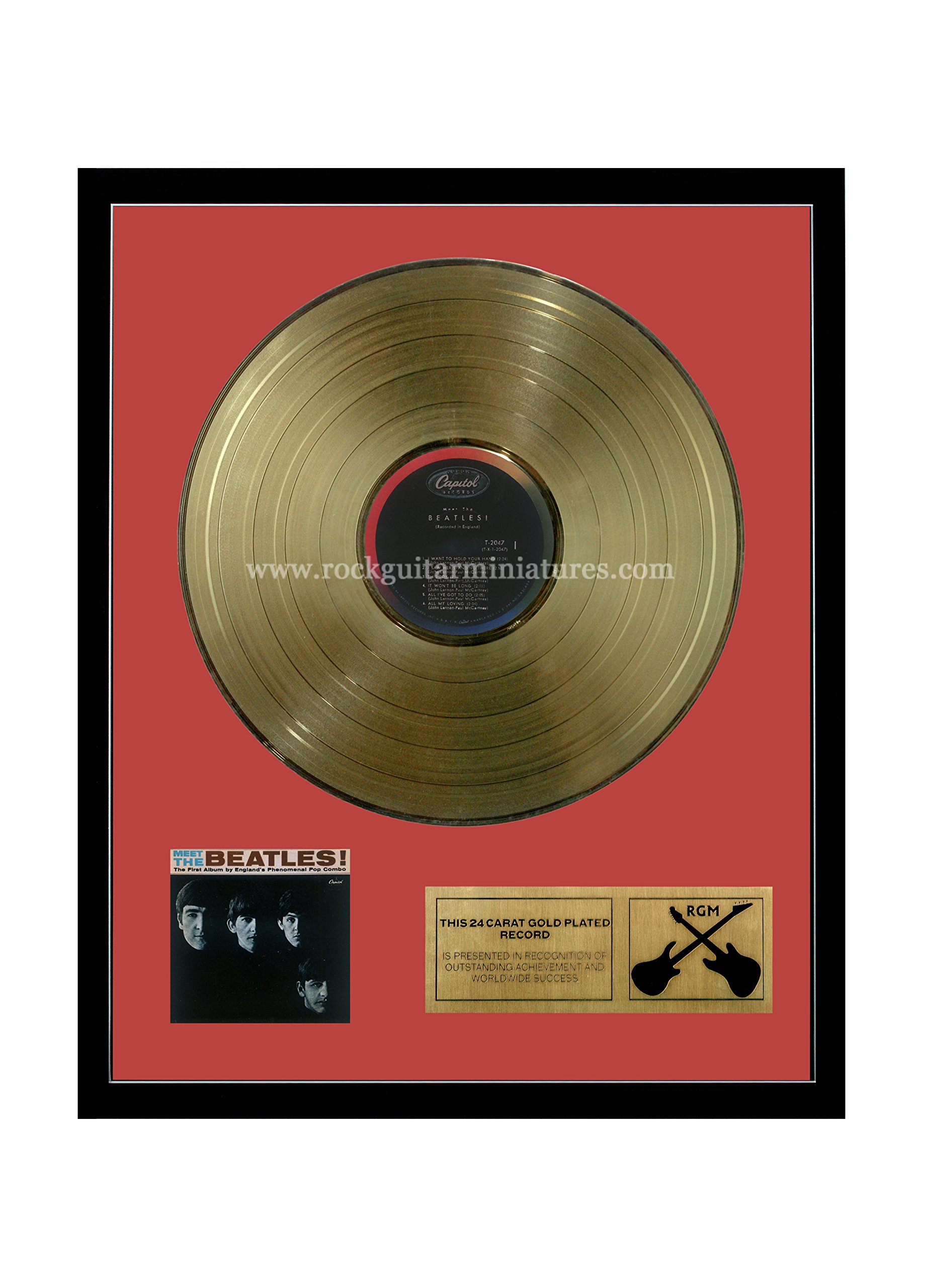Rock Guitar Miniatures RGM1011 The Beatles Meet the Beatles Gold 