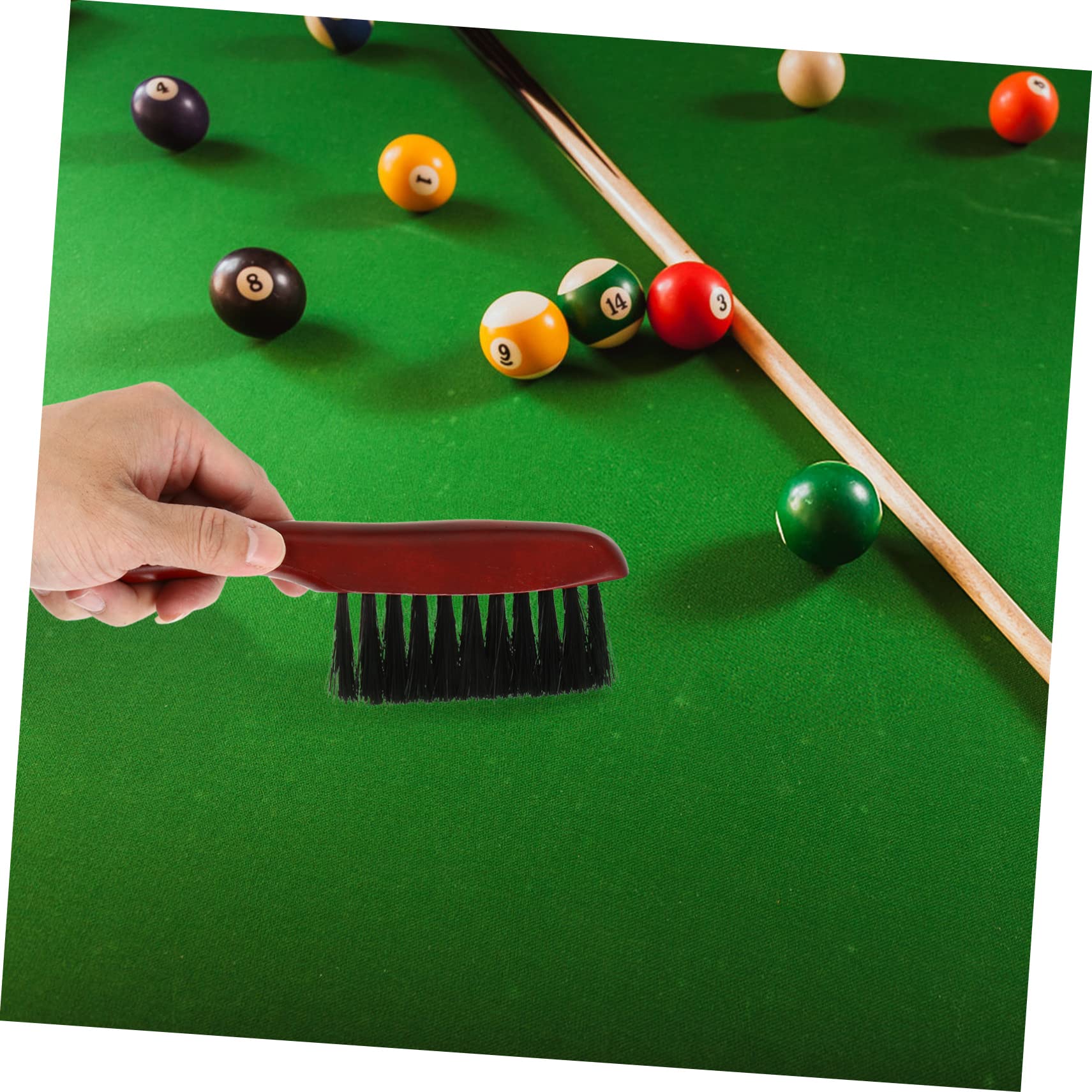 Milisten Kit de Cepillos para Rieles de Billar, 1 Juego, Madera