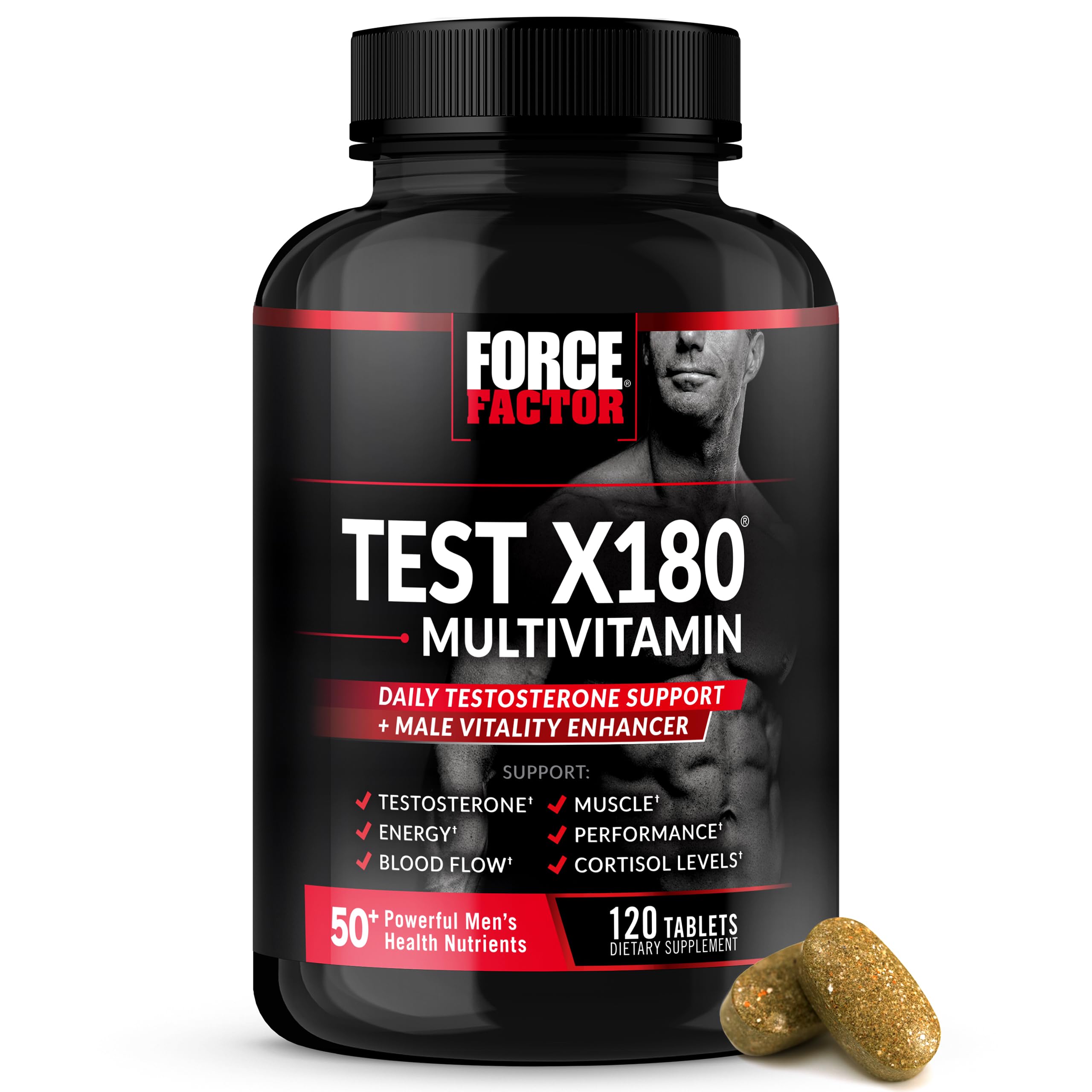 Amazon.com: Force Factor Test X180 Multivitamin, Testosterone