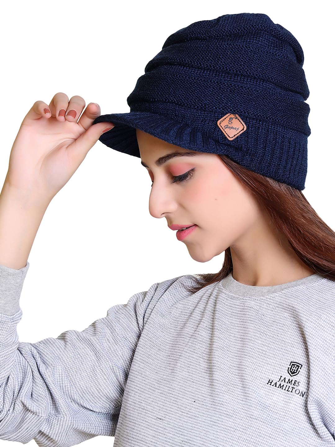 gajraj Unisex Self Design Beanie Cap-picture-15