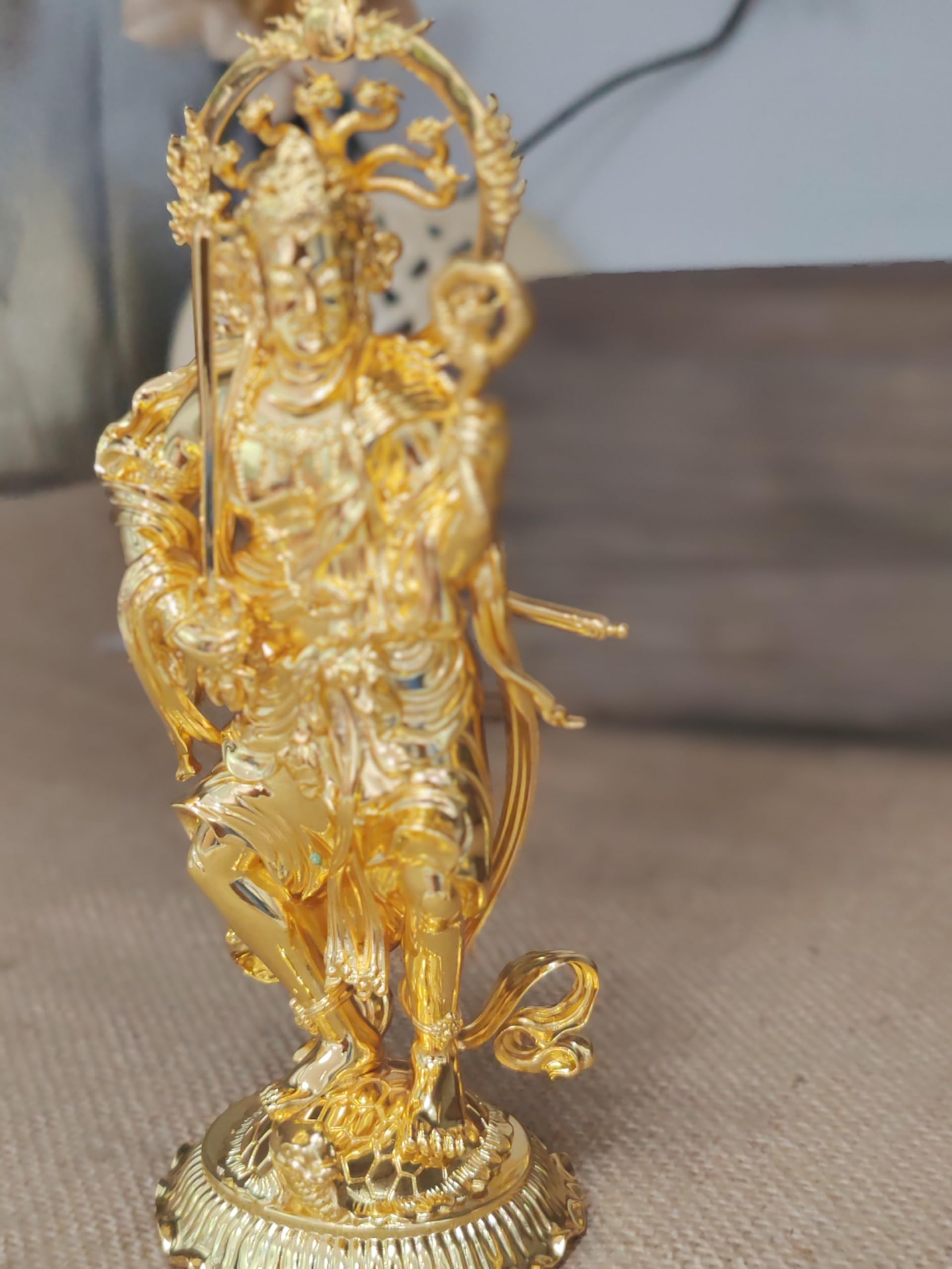 Amazon｜仏像 水天 立像 真鍮 総高16cm｜仏像 オンライン通販