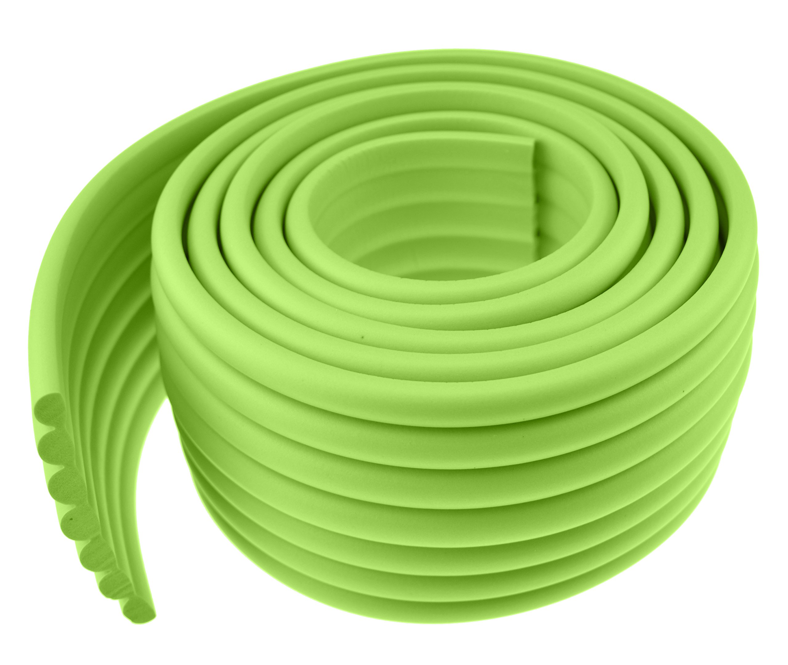 FiveSeasonStuff Versatile Protectors for Kids | Peace of Mind Baby Proofing and Child Safety | Multifunctional Mint Foam Guard Prevents Injuries from Edge, Corner & Most Surfaces | 1 Roll (Green) 2 Metres (80mmx8mm)