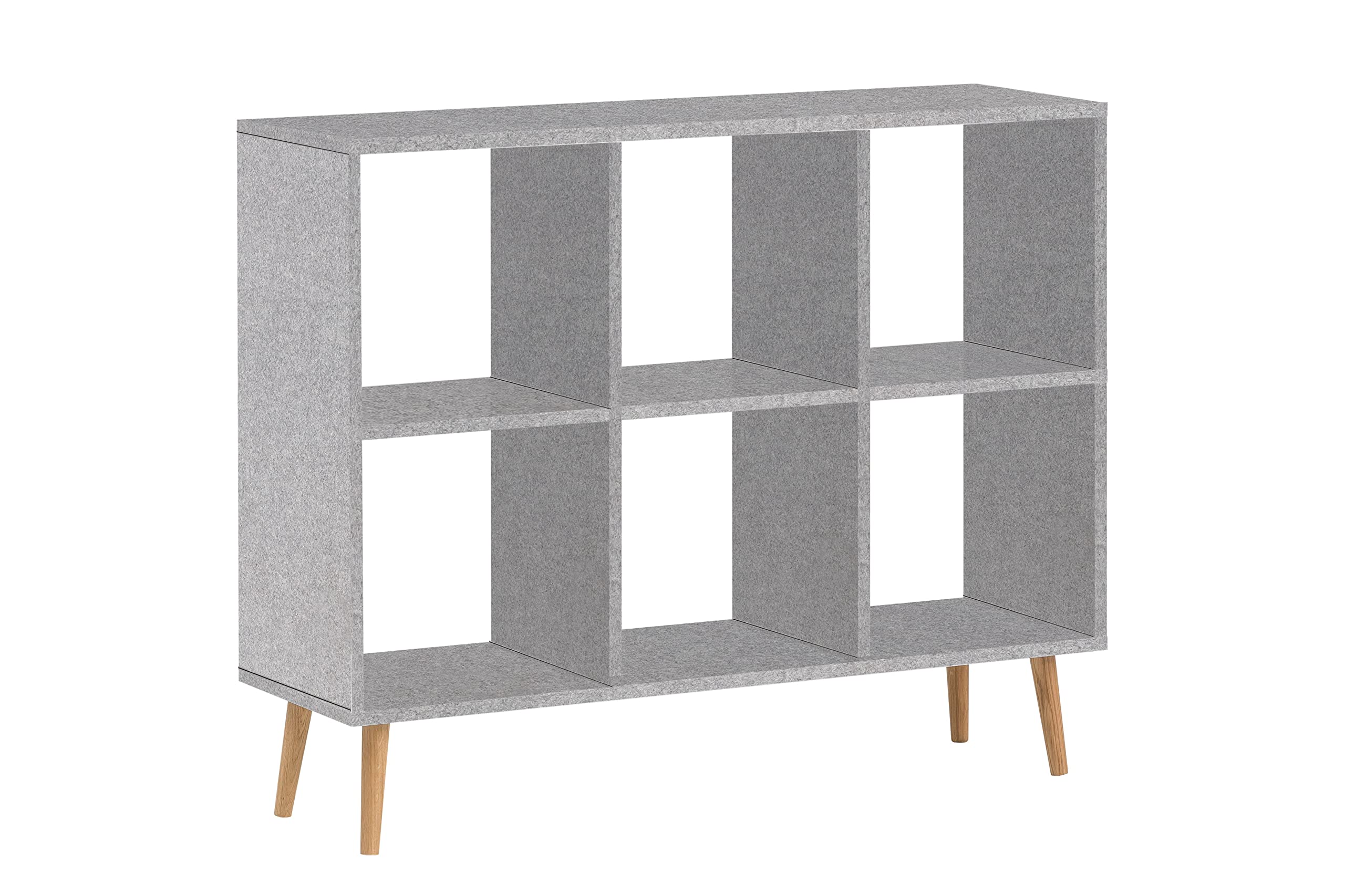 Schildmeyer Jonte Regal 150574, Feel Grey, 104,3 x 33 x 85,5 cm