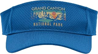 Grand Canyon National Park Sport Sun Visor, Youth, One Size, Royal Blue
