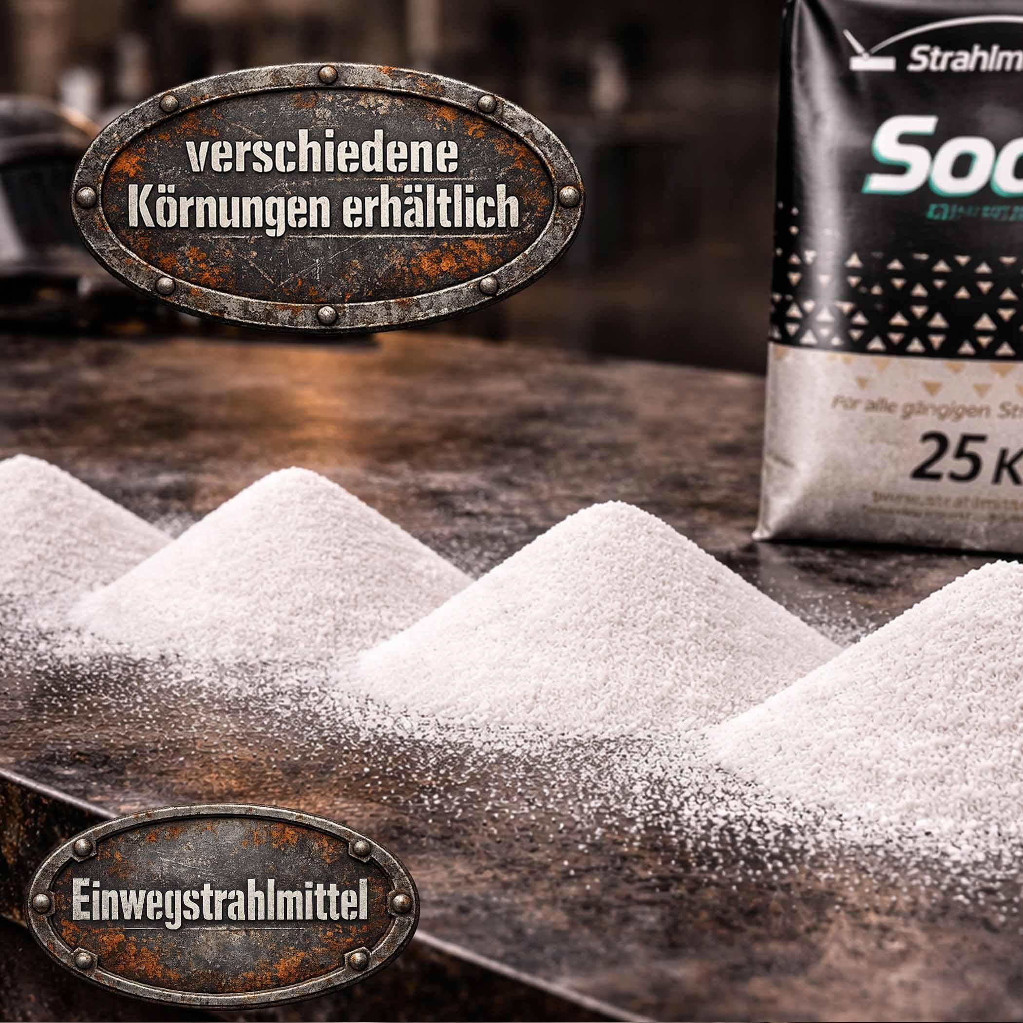 25 KG Soda Strahlmittel 0,1-0,3 mm Strahlsoda