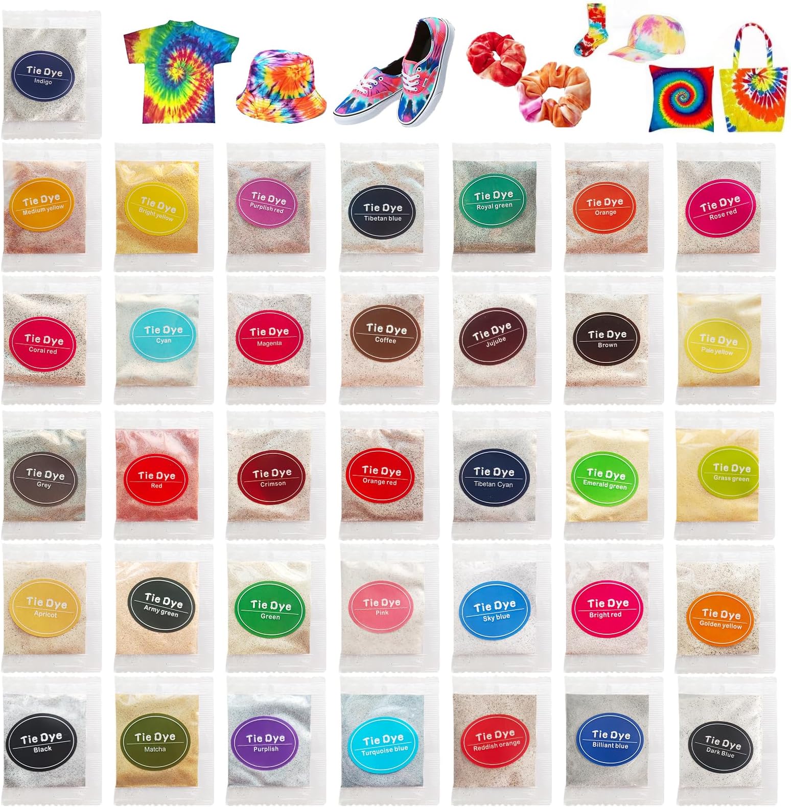 TieDye Refills 9 Packets (Rainbow)