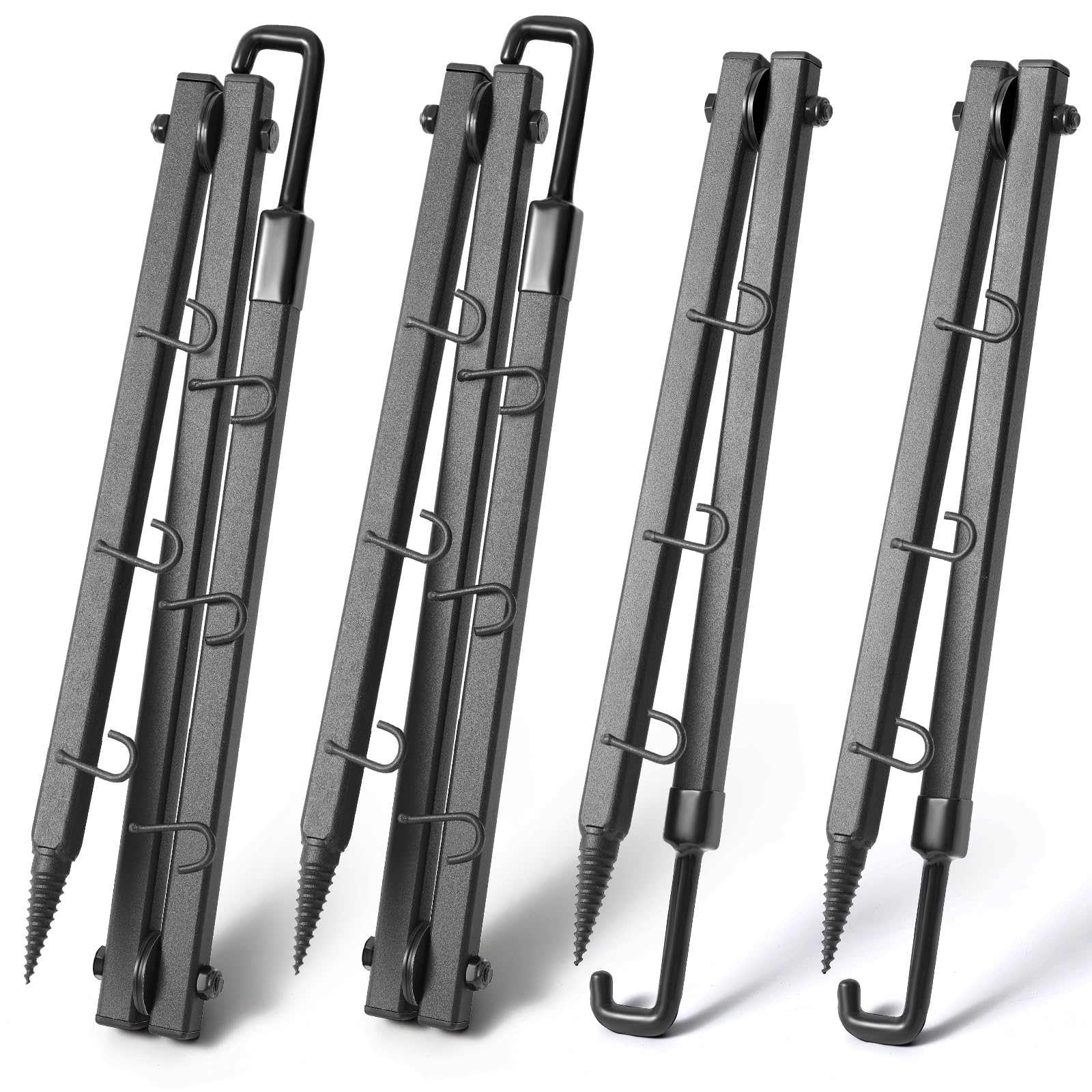 Sadnyy 4 Pcs Bow Hanger for Tree Stand 23 &amp; 34 Inch with Hooks