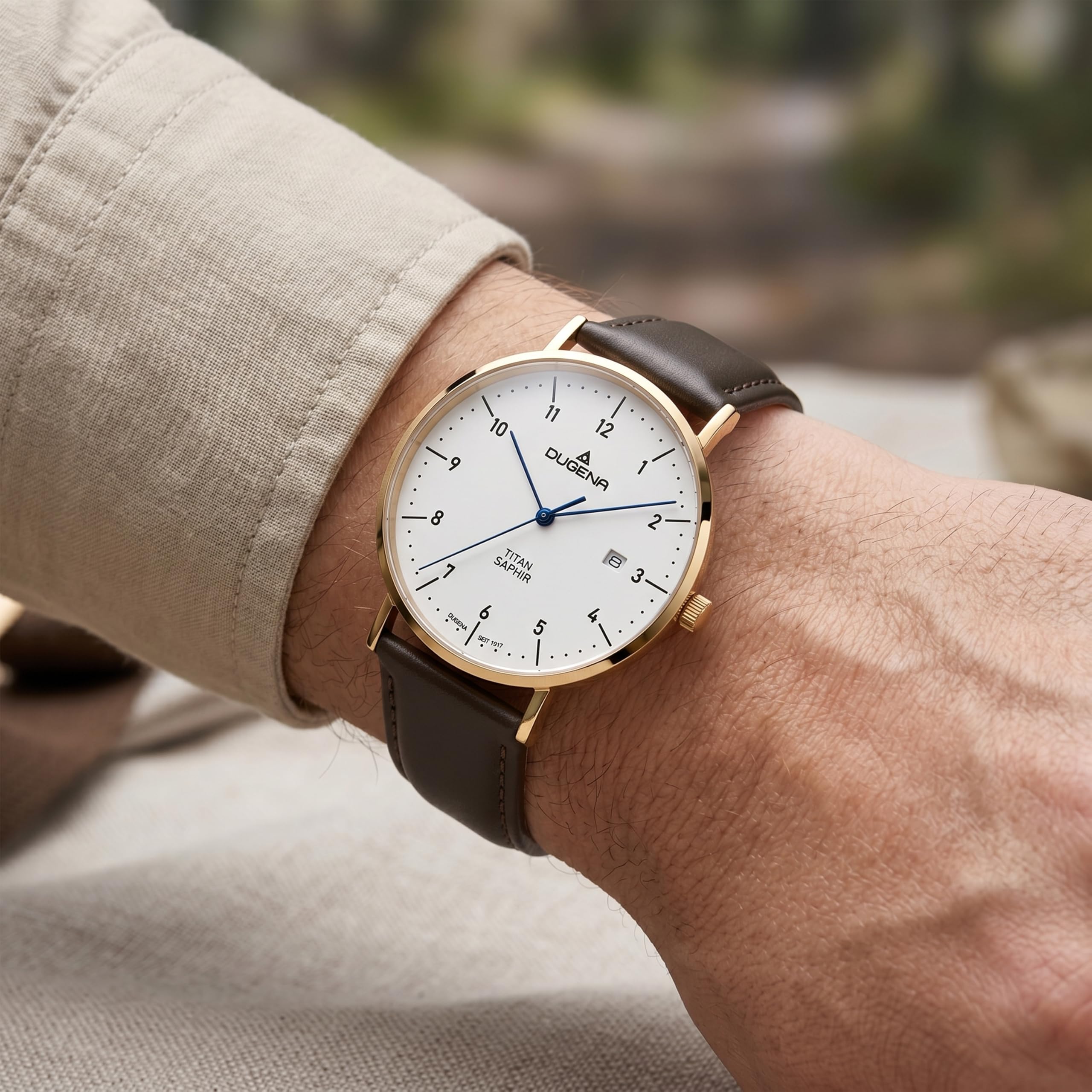 Dugena Stuttgart Herren-Armbanduhr Quarz