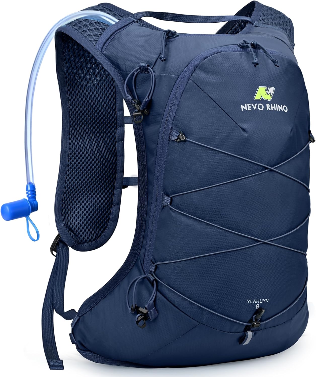 N NEVO RHINO Hydration Backpack,10L Hydro Water Daypack with 2L Water Bladder, Lightweight Hiking Backpack-Hydration Bike Pack for Cycling Rave