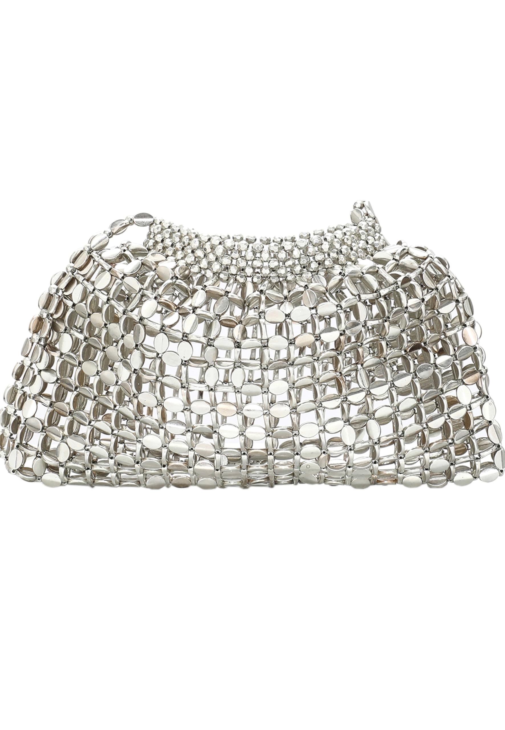 FELIPA Women's Handbag Bag Clutch, Silver, One Size