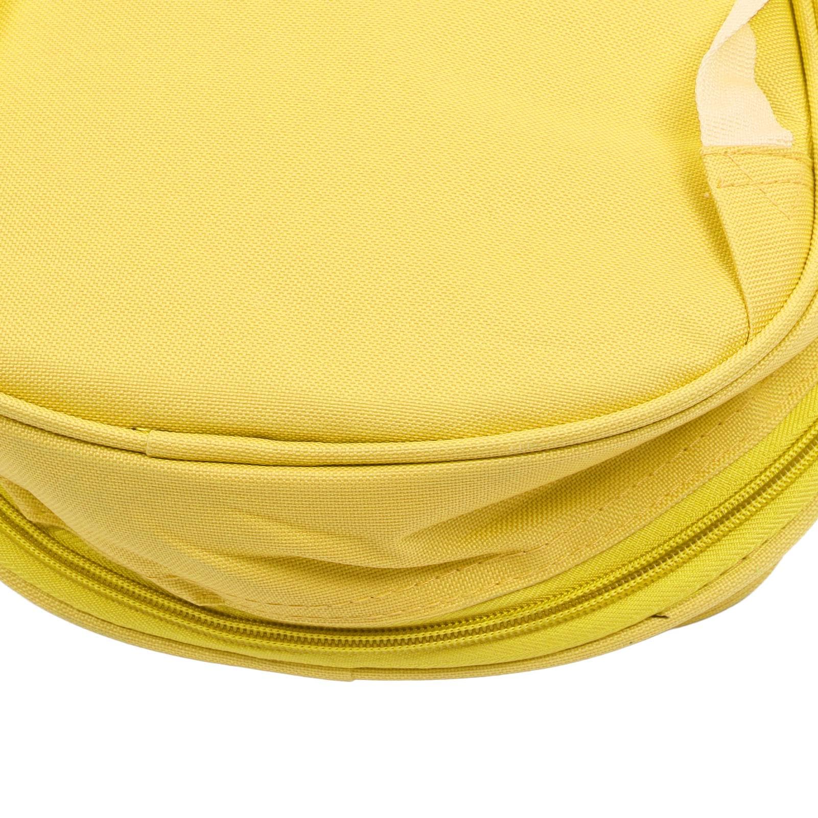 RiToEasysports Mochila para Guitarra, Tela Oxford Impermeable, Ligera, Portátil, con Cómodo Acolchado y Correas Ajustables para Guitarra Acústica, Atril, Pedal de Efectos y Accesorios (Yellow)