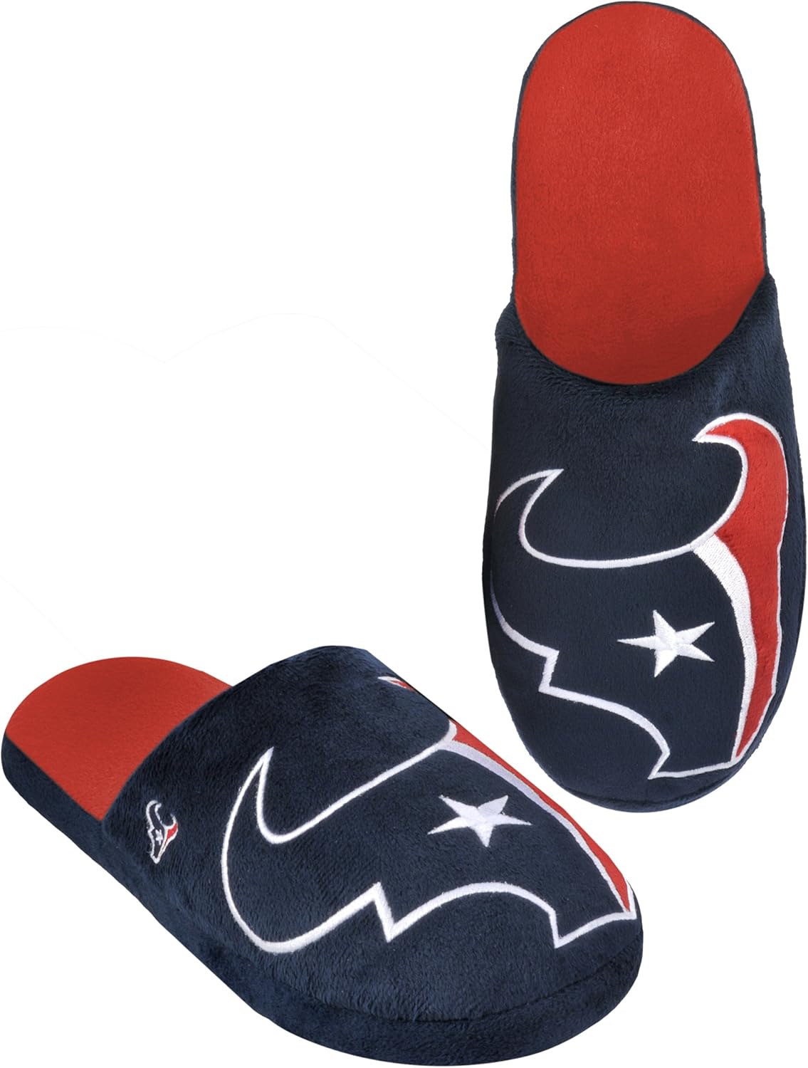 FOCO Men's NFL 2011 Big Logo Slipper TPR Sole : Sports & Outdoors