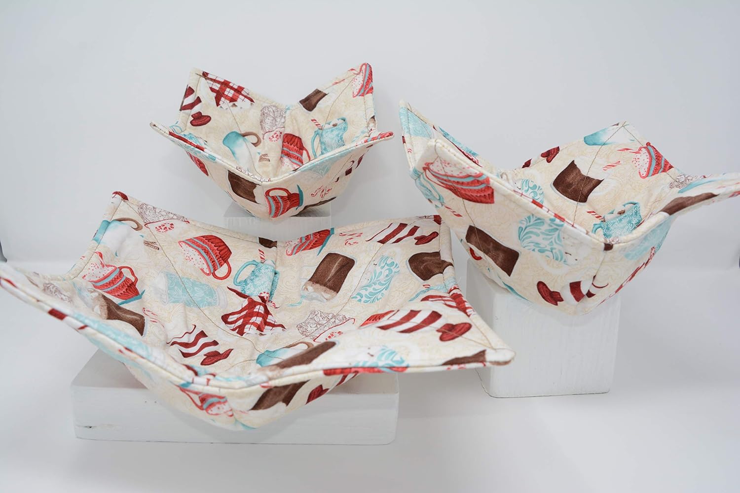 Microwave Dish Cozies, Set of 3, 1 Small Bowl Cozy, 1