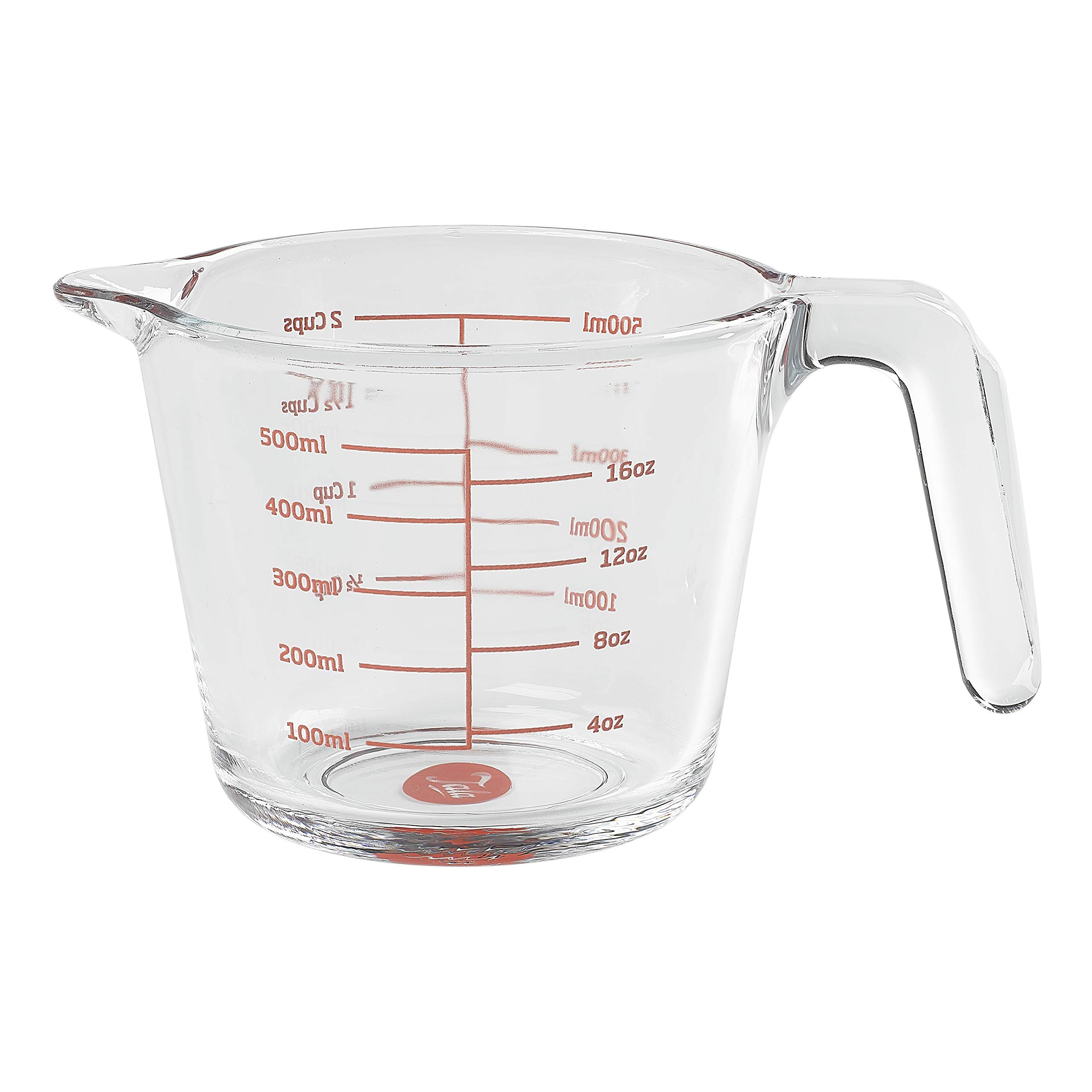 Tala 500Ml Glass Measuring Jug, Made with Shock Resisitant Borosilicate Glass with Clear and Easy to Read Markings in Both Millilitres and Ounces, BPA Free Kitchen Essential โ image 1