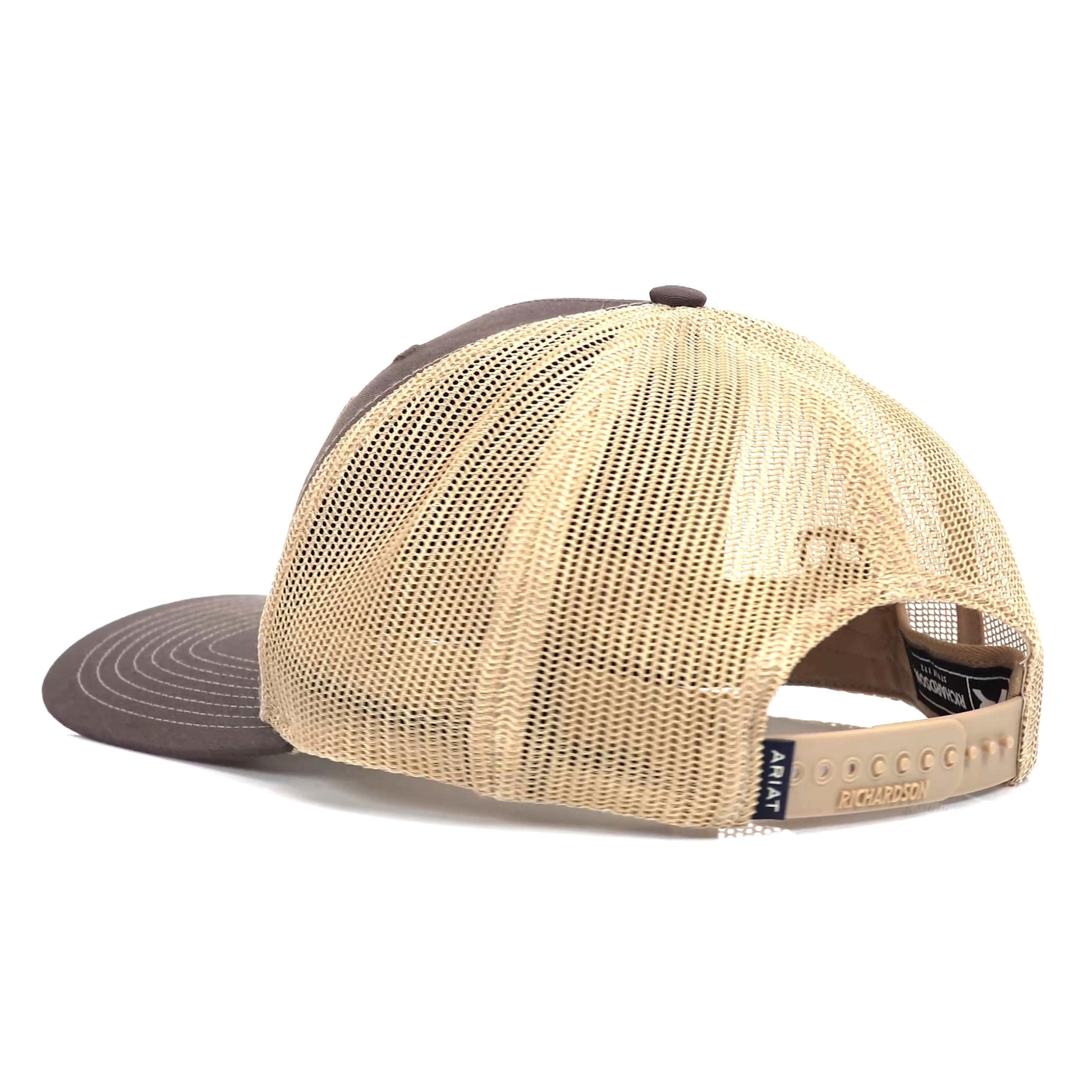 ARIAT Longhorn - Gorra de béisbol gris para hombre