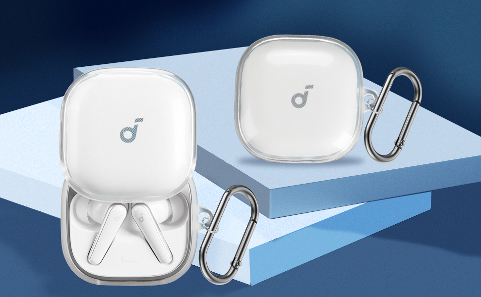 soundcore Liberty 5 ワイヤレスイヤホン （クリアケース付き） Amazon | LIRUWECH for Soundcore Liberty 5ケース クリア TPU素材